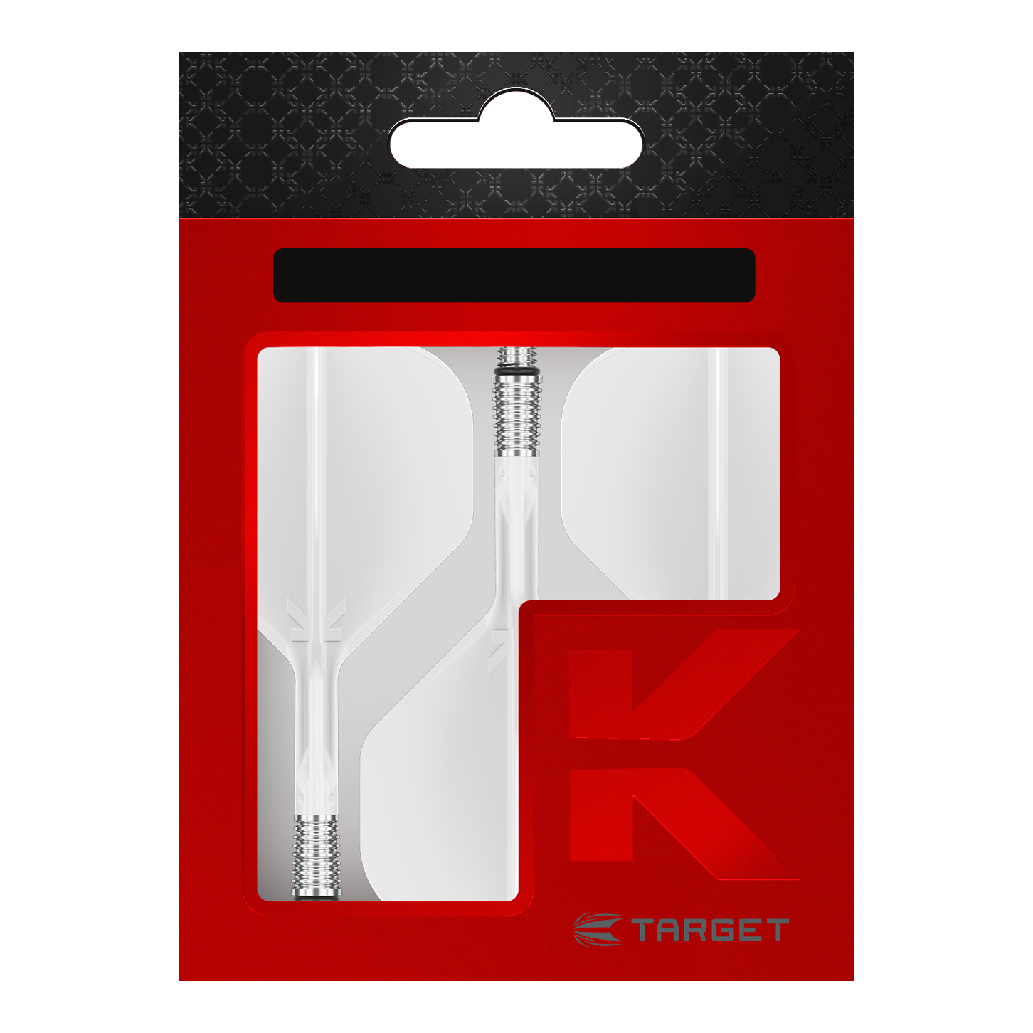 Target K-Shift No2 Standard Flights - White Abgebildet sind die Target K-Shift No2 Standard Flights - Weiß. Die Dart-Flights sind standardförmig und weiß gefärbt.