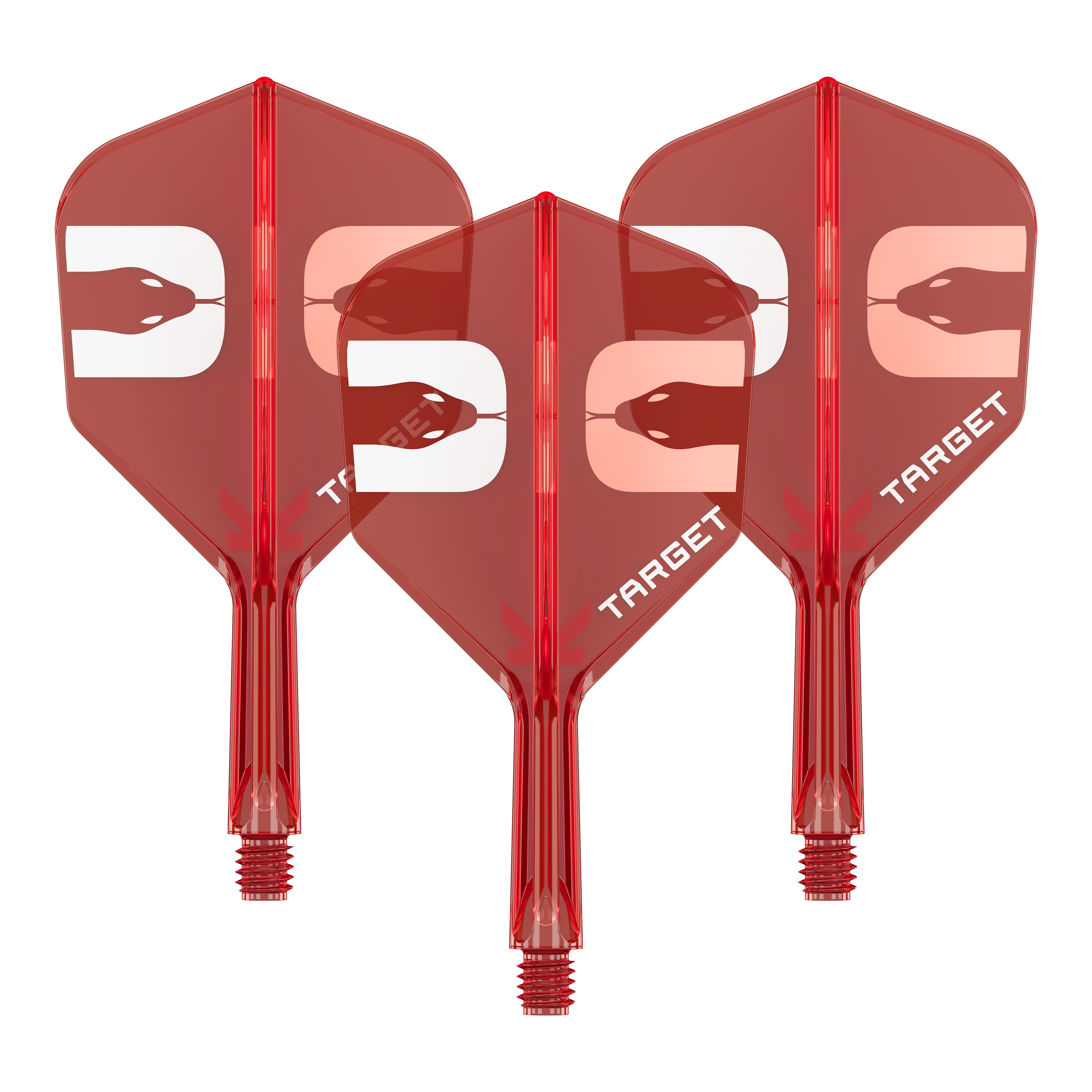 Auf dem Bild ist ein Produkt mit dem Dateinamen 410597_Target_K-Flex_Nathan_Aspinall_No6_Flight-System_19mm_1Set_(1) abgebildet. Es handelt sich anscheinend um ein Set von Dart-Flights oder ähnlichem Zubehör.