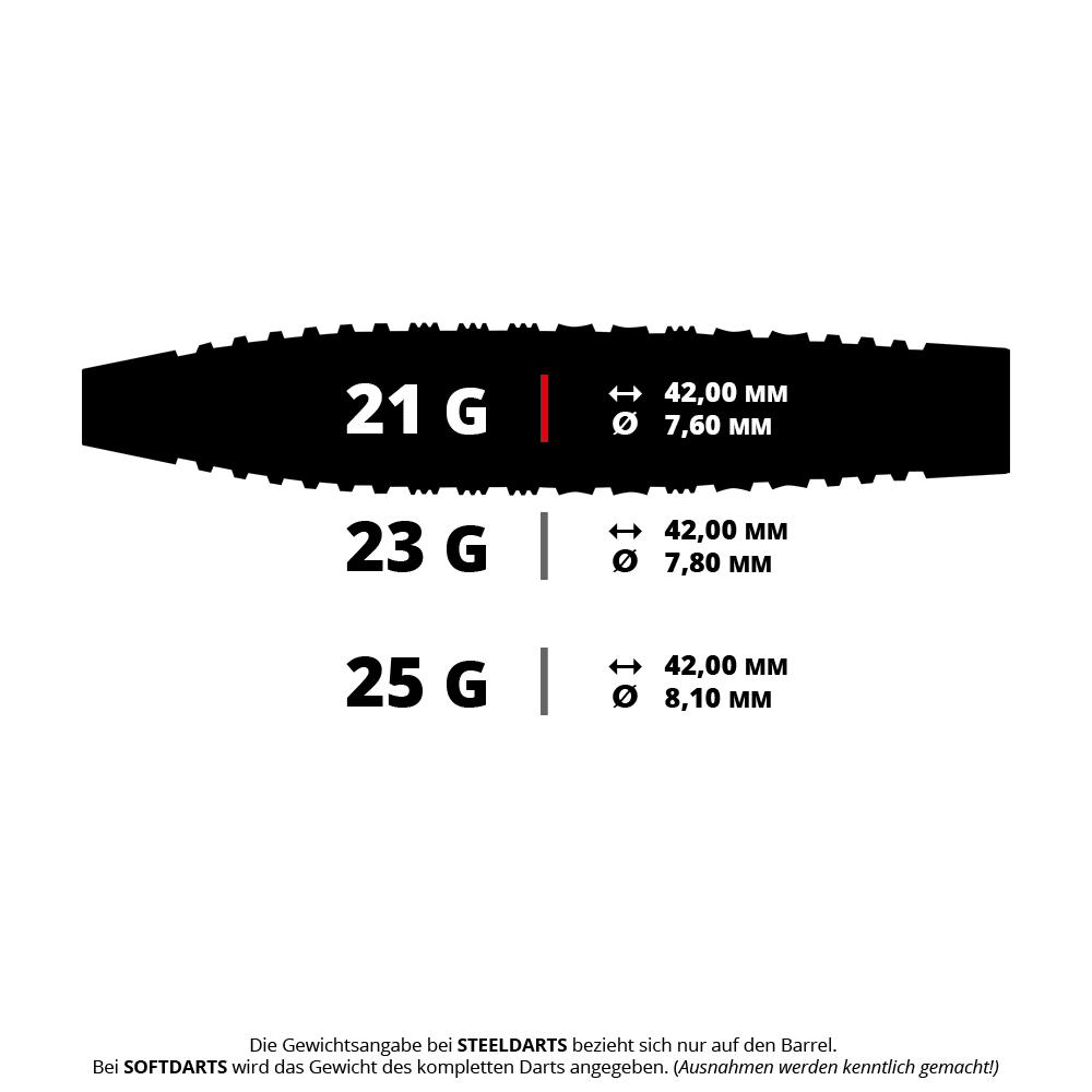 Harrows NX90 Bomb Steeldarts