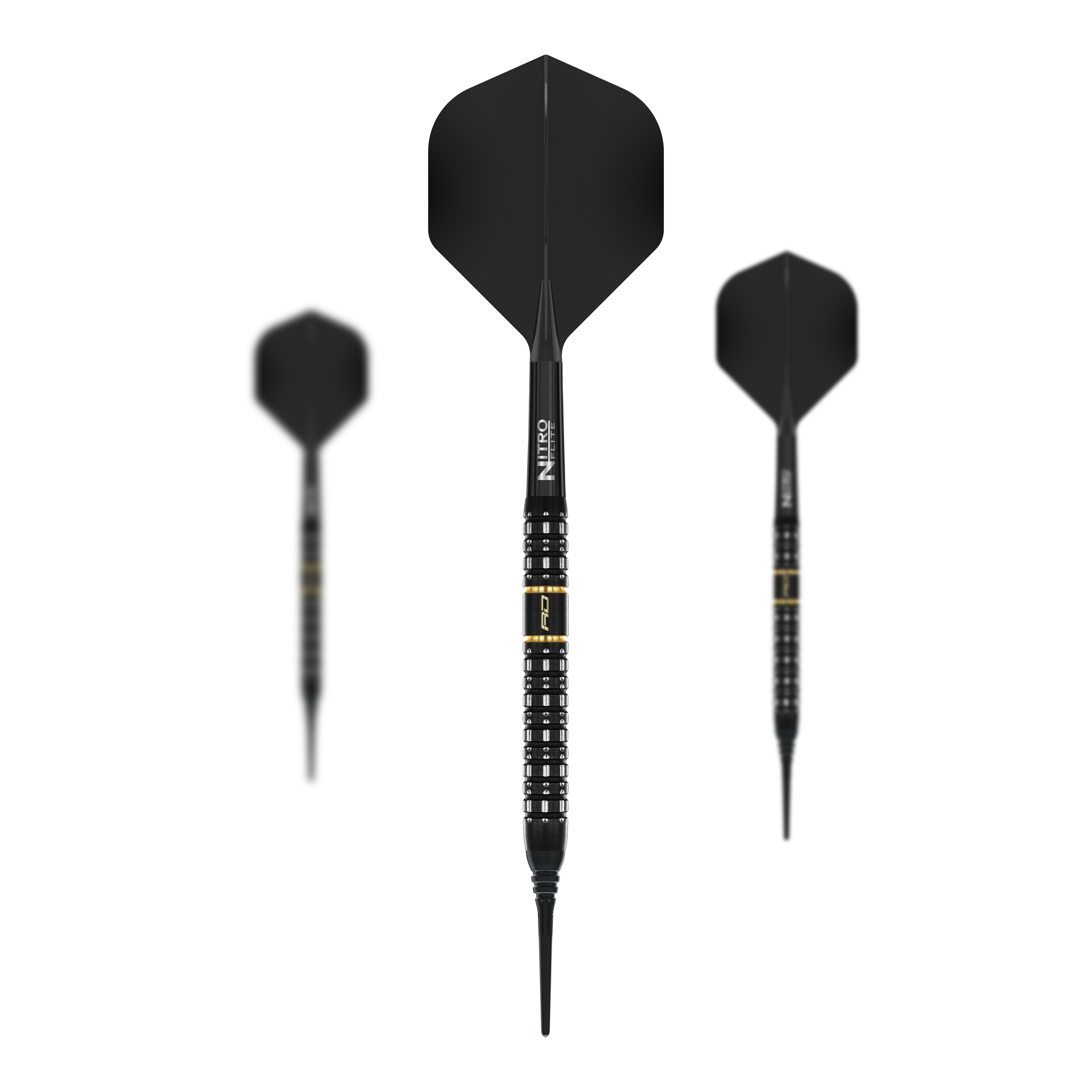 Dieses Bild zeigt die Red Dragon Ascend Parallel Softdarts - 20g. Sie sind speziell für Softdartspieler entworfen.