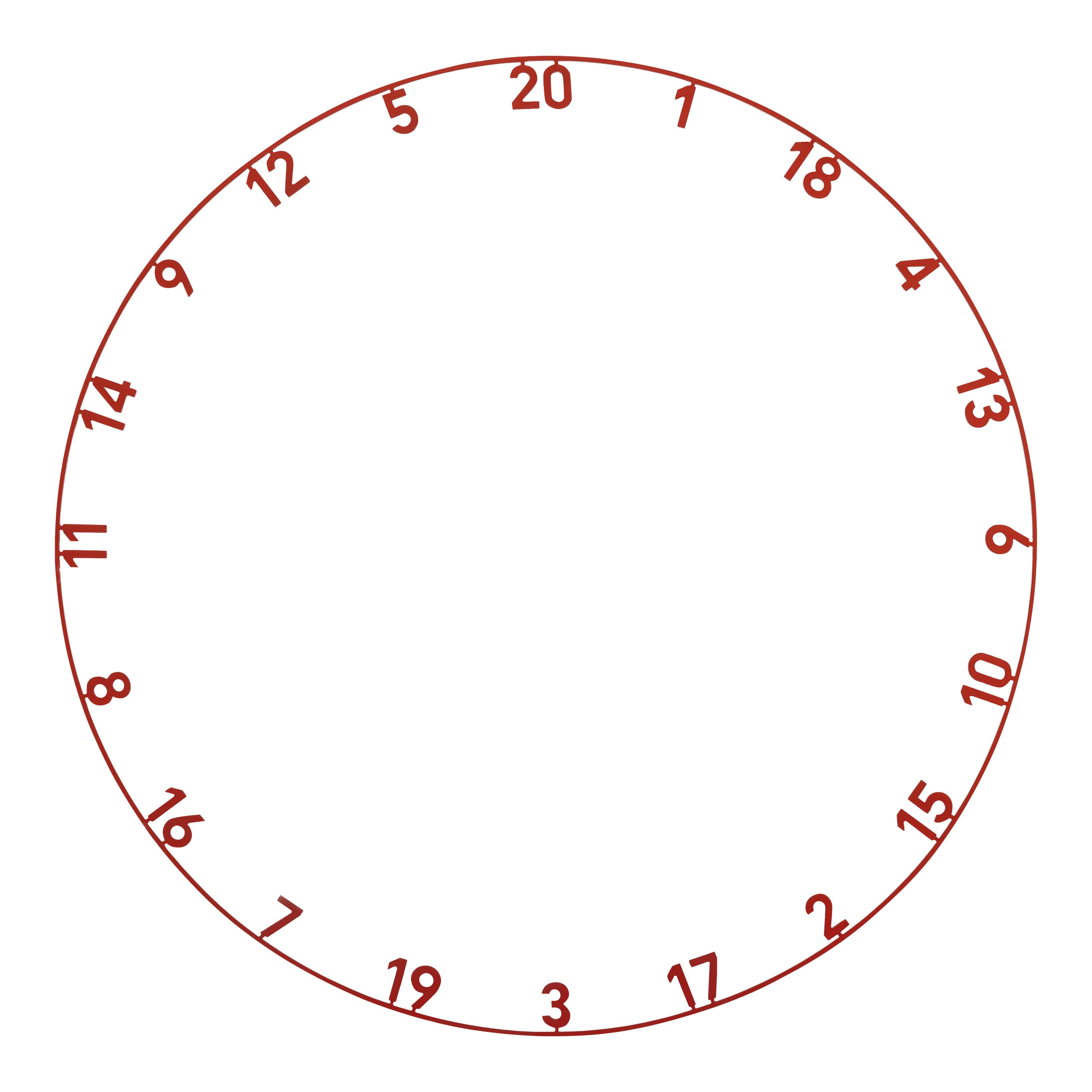 Abgebildet ist das Precise 180 Endorphine Steeldartboard mit Nummernring in Faded Red. Das Dartboard bietet ein modernes Design für den Präzisionssport.