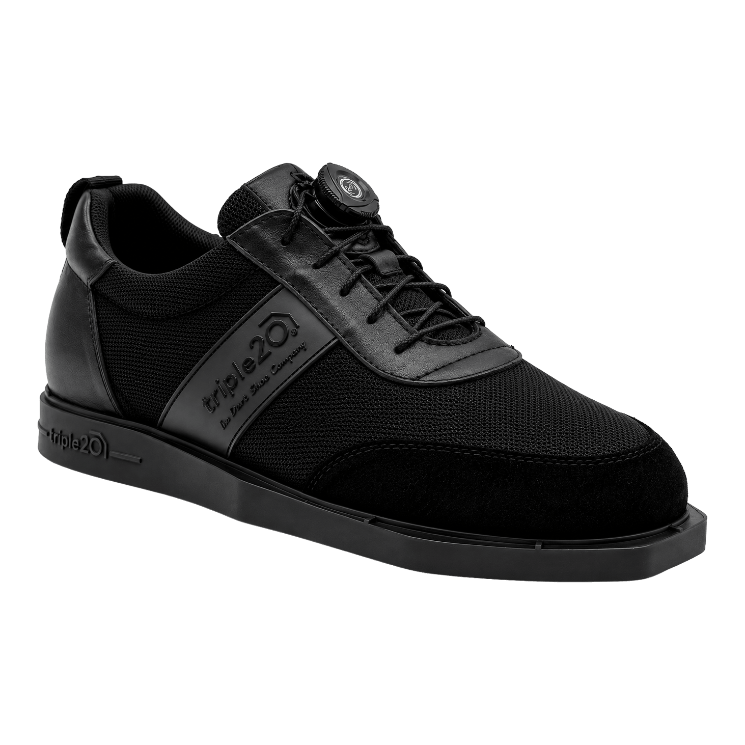 Triple20 Dart Shoes Textile with Twist Closure - Black