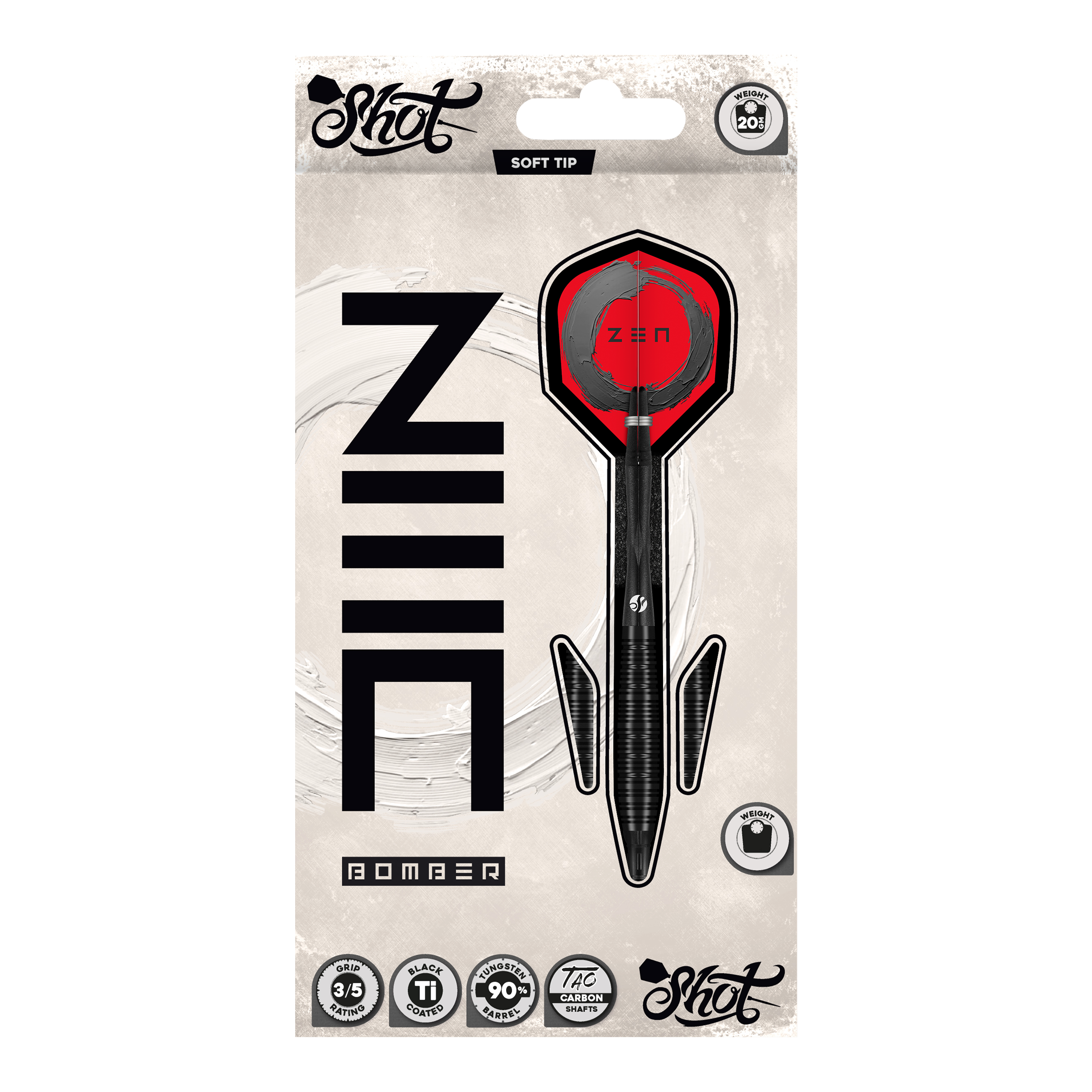 Shot ZEN Bomber soft darts - 20g
