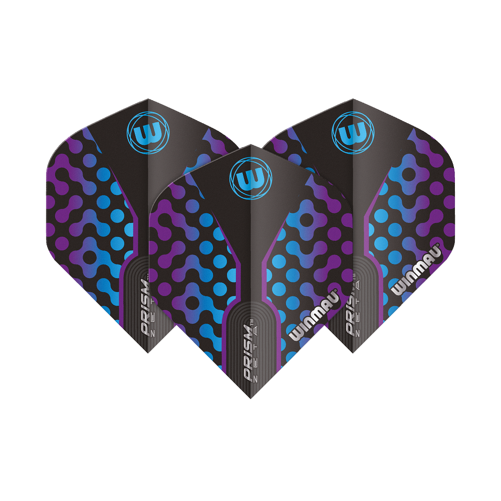 Winmau Prism Zeta PurpleBlue Standard Flights