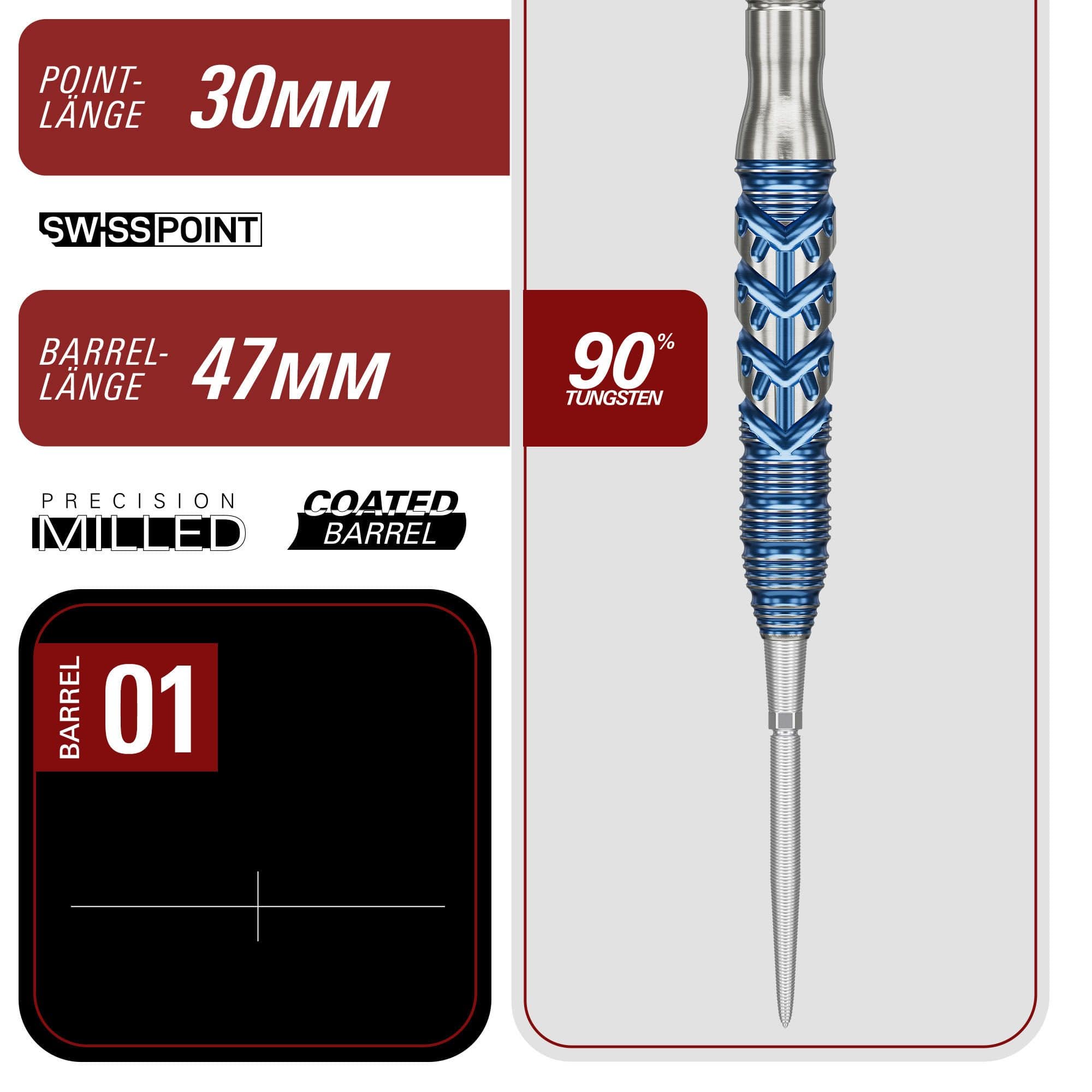 Target Japan Sereno GEN3 Swiss Point steel darts