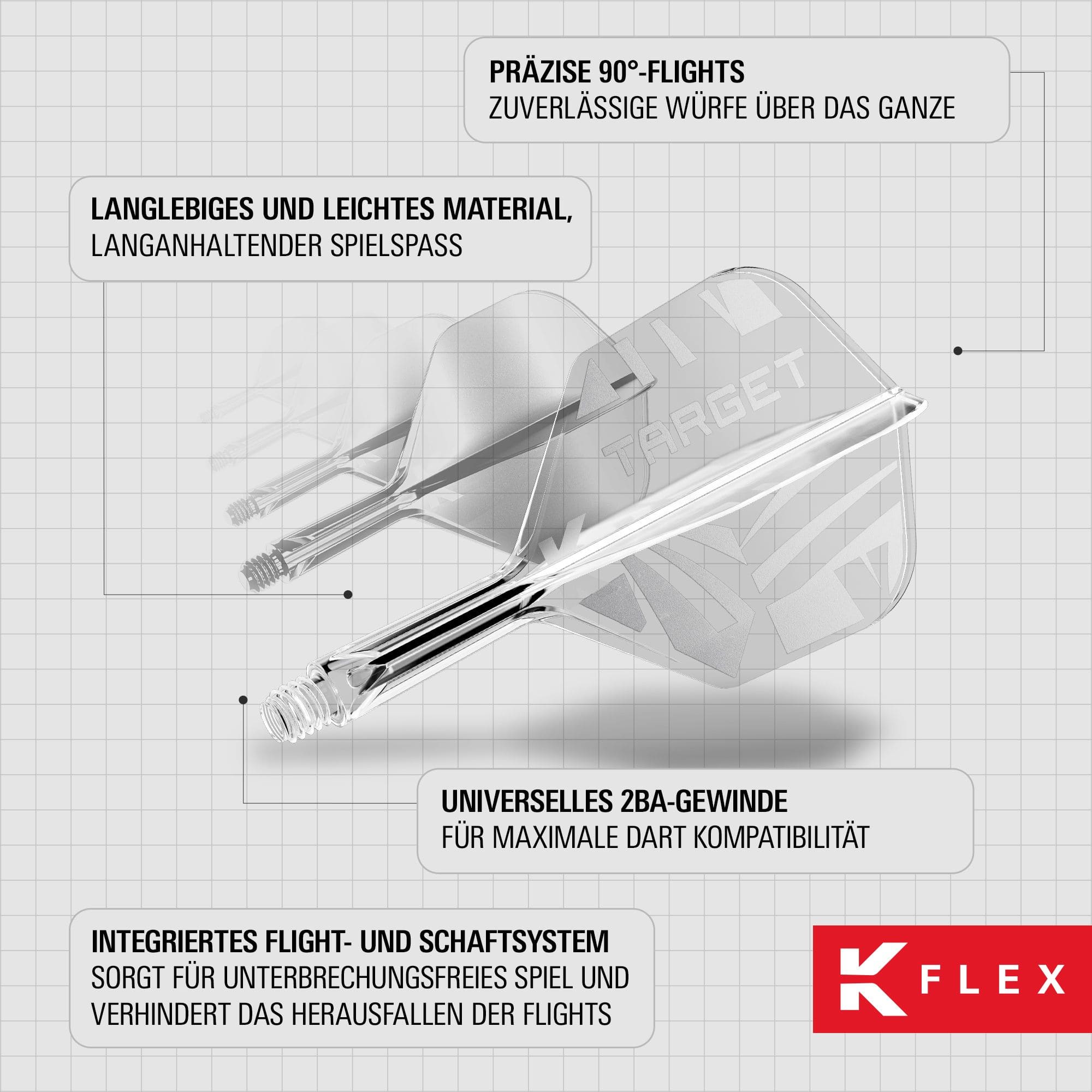 Target K-Flex Clear No6 Flights