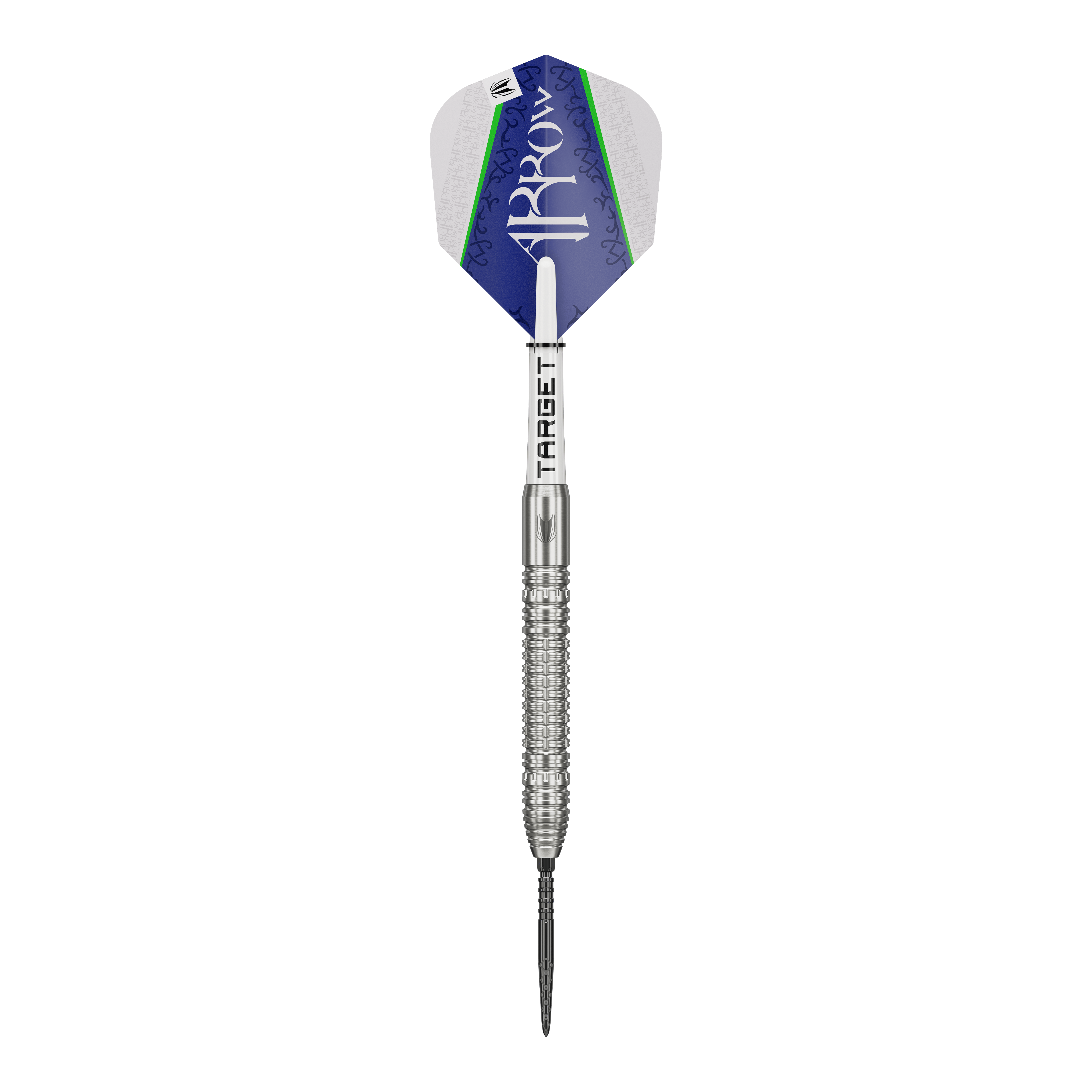 Target Shane McGuirk GEN1 Swiss Point Steel Darts - 23g Ein einzelner Target Shane McGuirk GEN1 Swiss Point Steeldart - 23g ist sichtbar. Die Oberfläche ist glatt.
