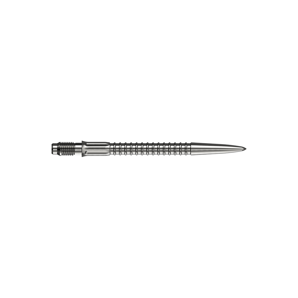 Mission R2.5 Rapid Point GV1 Dart Tips - Silver Das Bild zeigt Mission R25 Rapid Point GV1 Dartspitzen in Silber, 30mm. Hier handelt es sich um Ersatzspitzen für Darts.