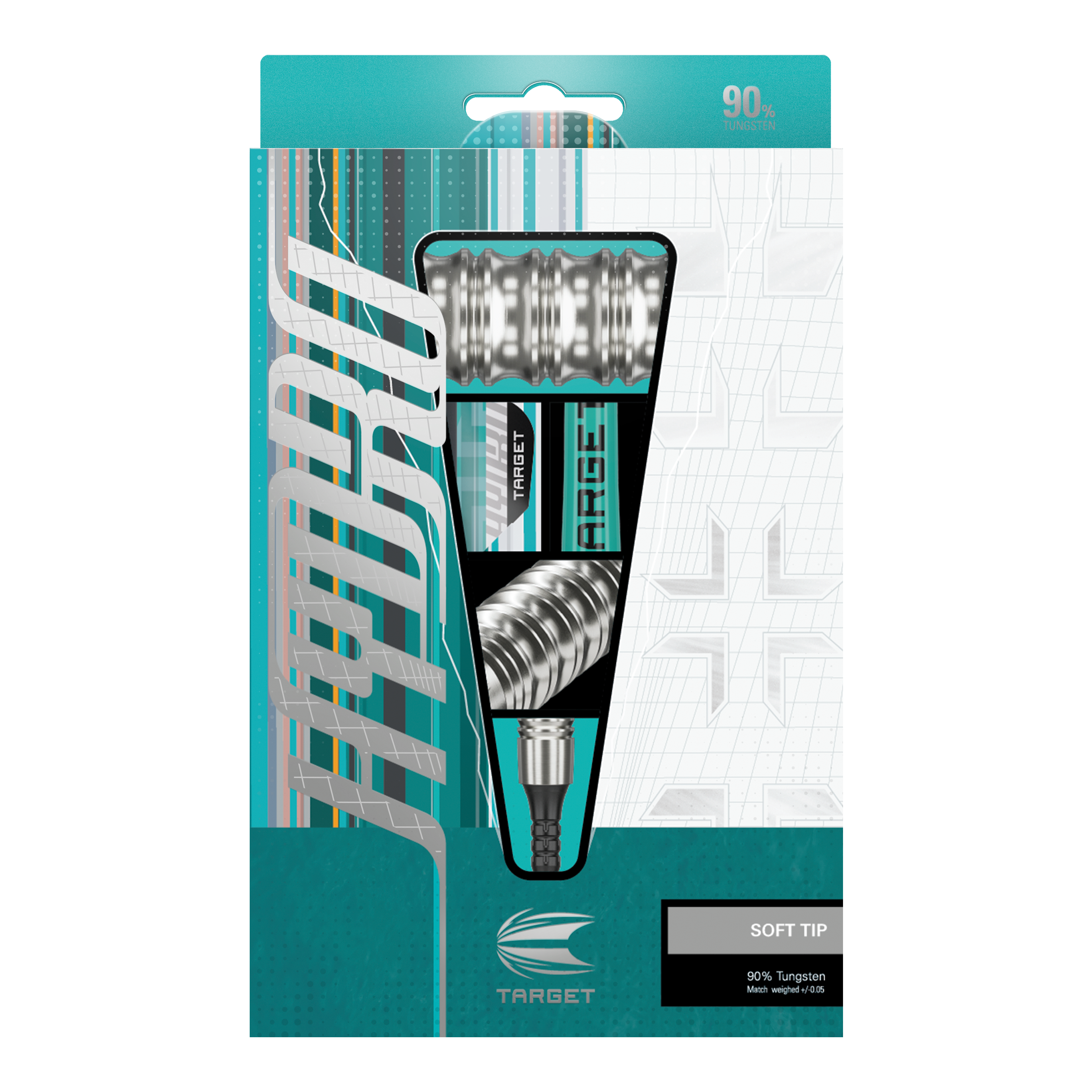 Zu sehen sind die Target Hydro 12 Softdarts. Sie bieten eine gute Griffigkeit und Balance.