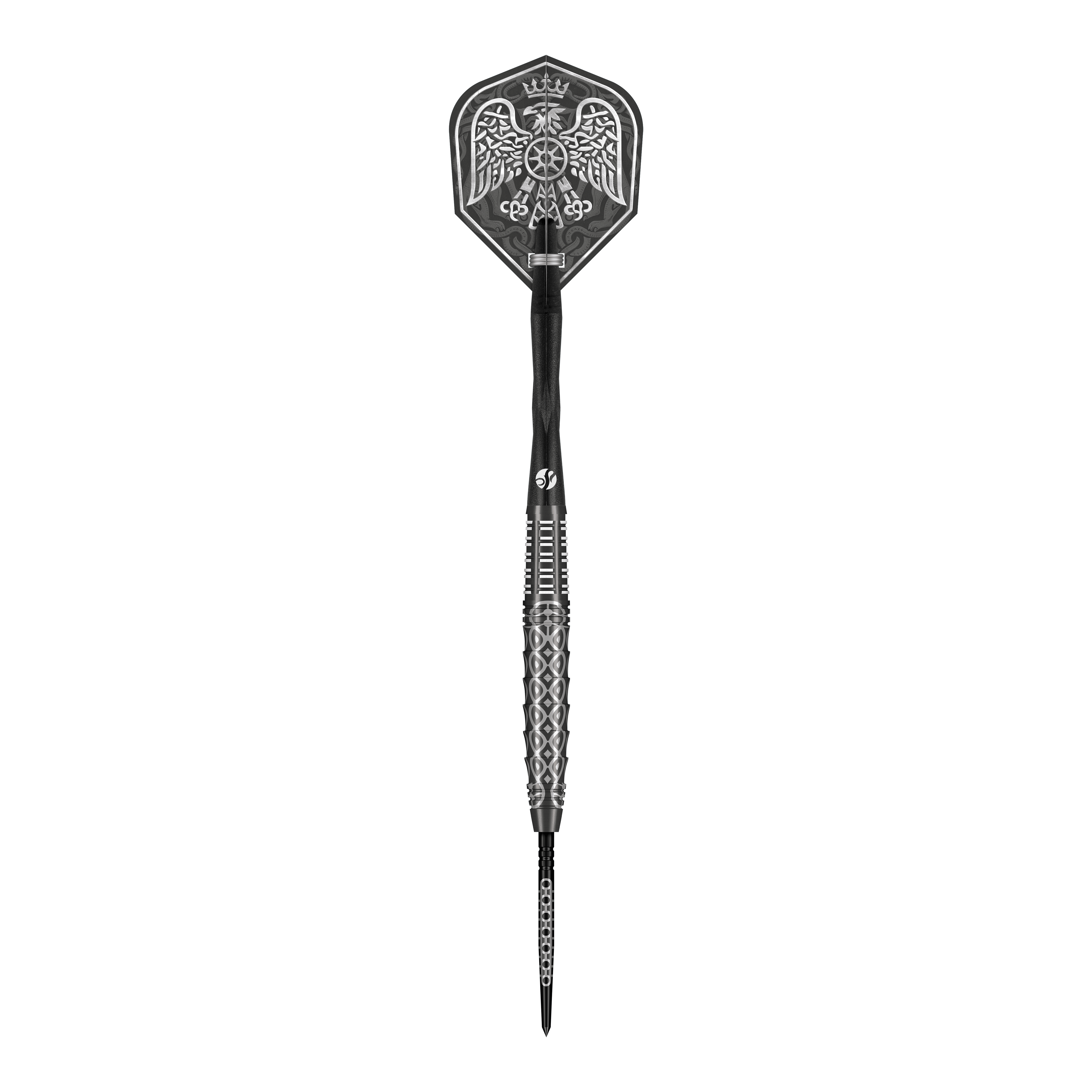 Shot Goths Wulfaz Turbo Point Steel Darts - 23g Hier ist ein weiteres Detailbild der Shot Goths Wulfaz Turbo Point Steeldarts - 23g. Das Bild hebt die Qualität und das Material hervor.