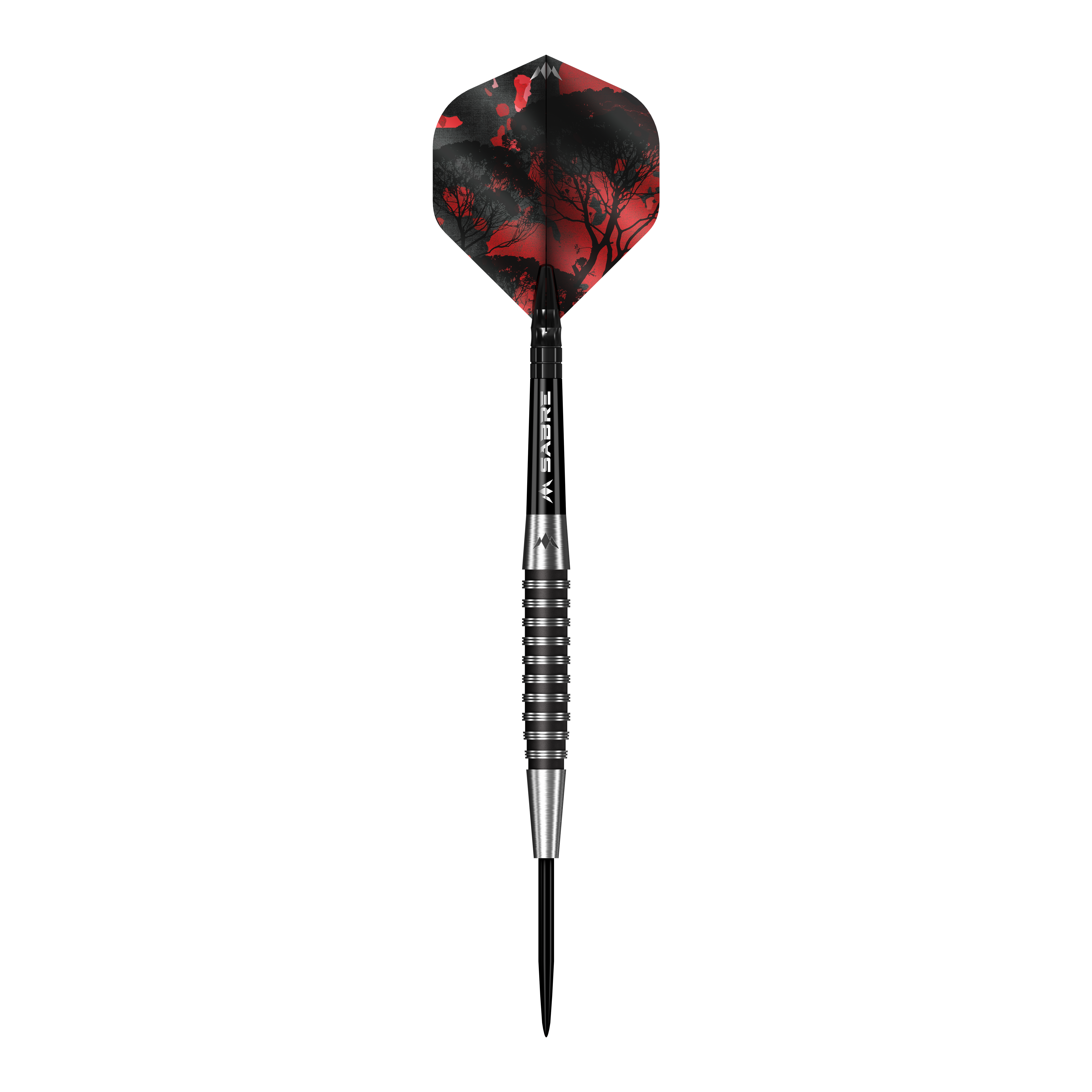 Mission Kunai Black PVD Steel Darts - 23g Mission Kunai Black PVD Steeldarts - 23g ist auf dieser Abbildung. Die Darts zeichnen sich durch ihre schwarze Oberfläche und das Gewicht von 23 Gramm aus.