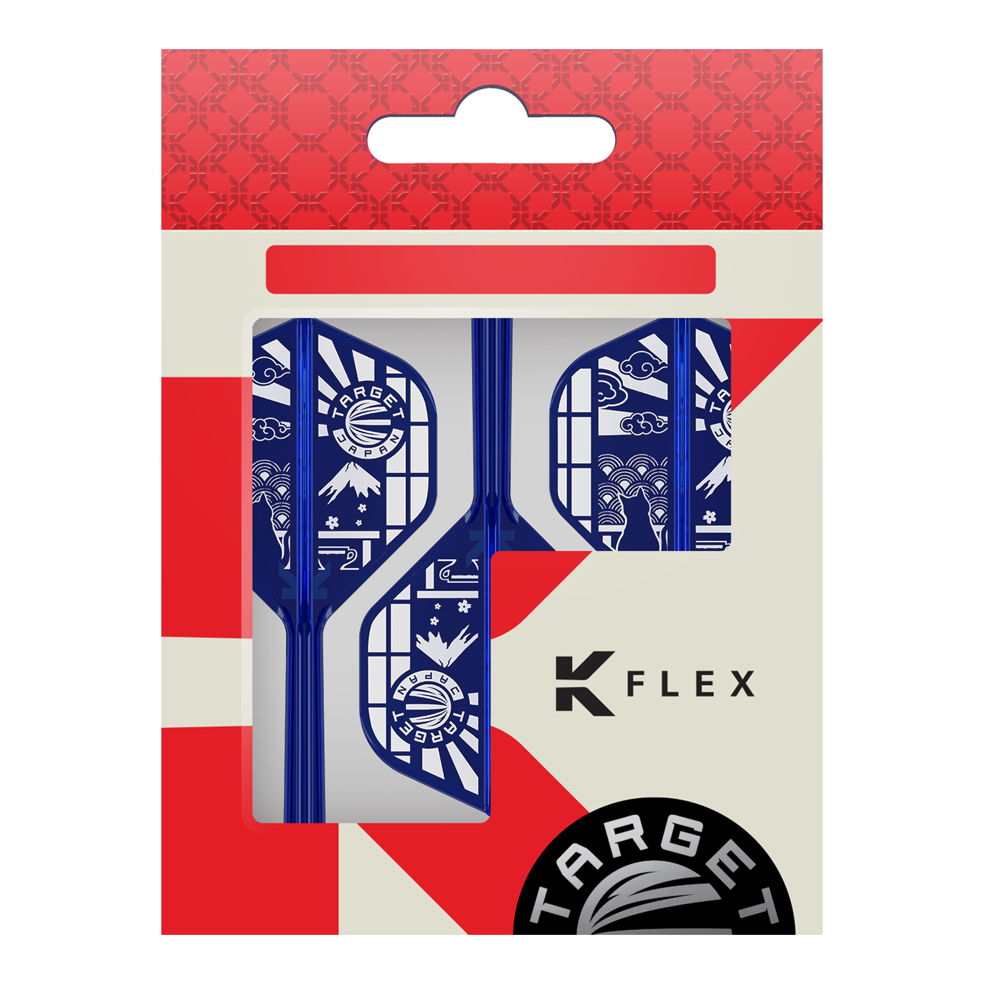 Target Japan K-Flex Blue Limited No2 Standard Flights Hier sind die Target Japan K-Flex Blue Limited No2 Standard Flights abgebildet. Die Flights haben eine typische Standardform und sind blau.
