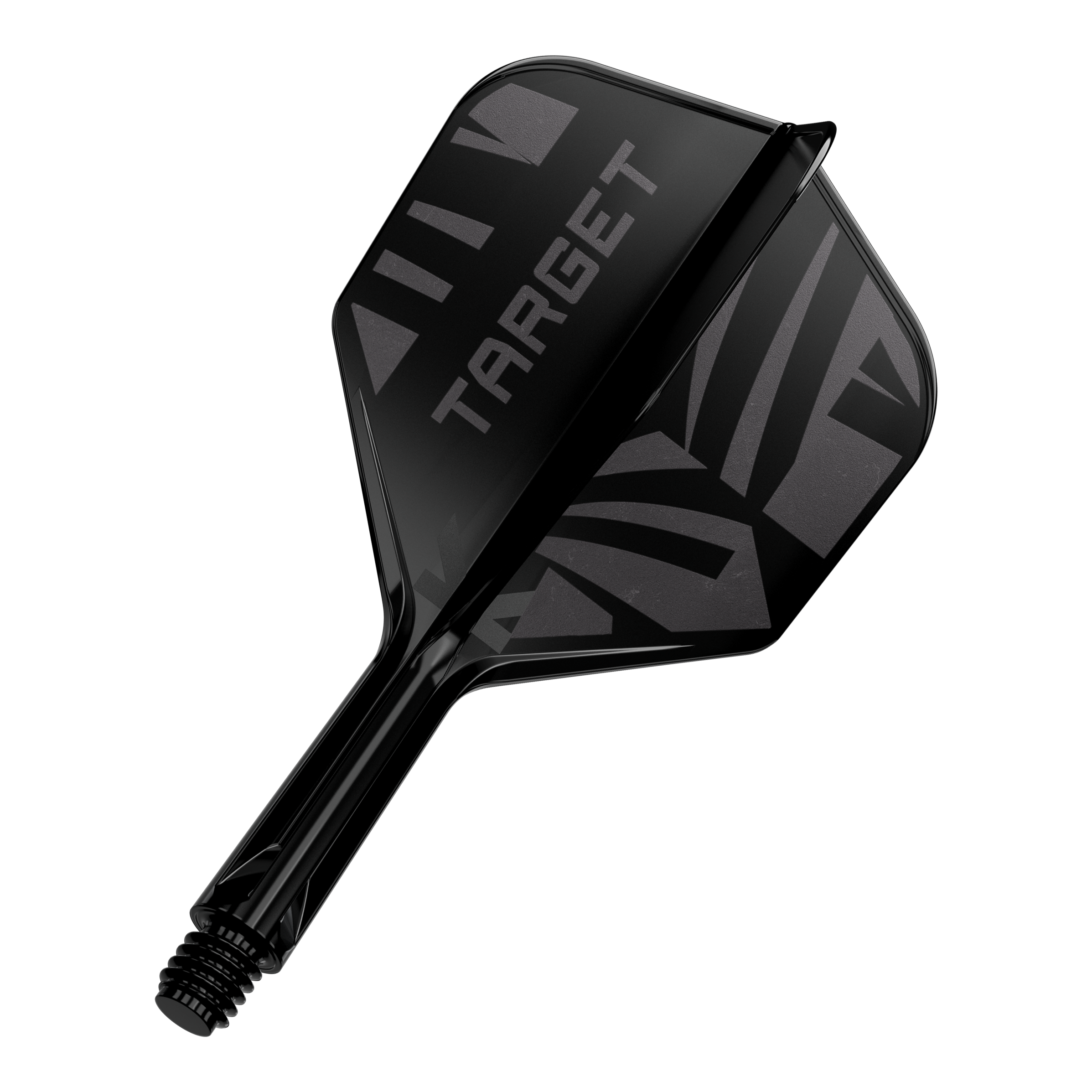 Target K-Flex Black No6 Flights Abgebildet ist ein Target K-Flex Black No6 Flight in 19 mm Größe. Er wird einzeln dargestellt.