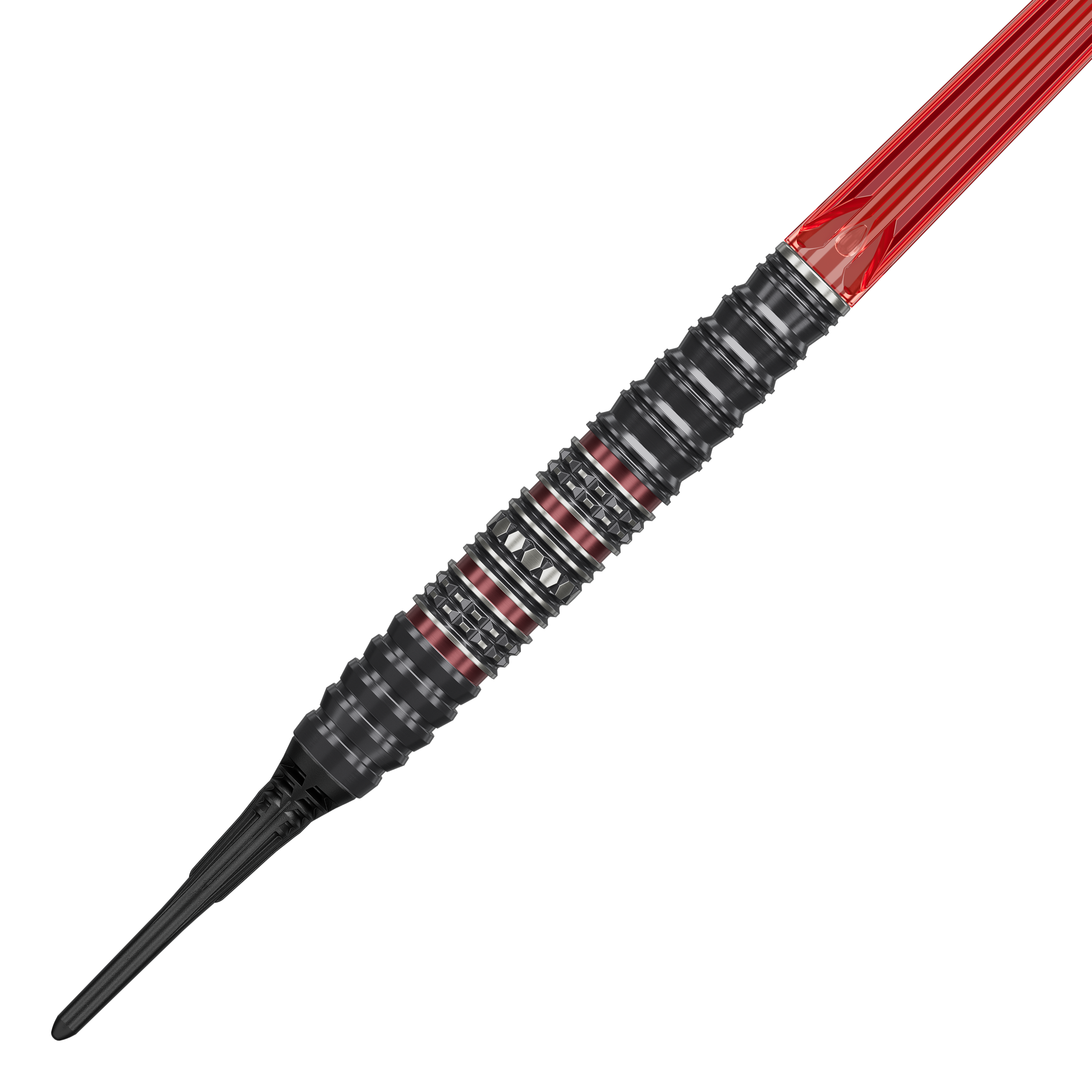 Dieses Bild zeigt die Target Japan Prime Series Diamond Kosuzu Iwoa GEN4 Softdarts - 18g. Die Darts sind modern gestaltet und für Präzision beim Spielen entwickelt.