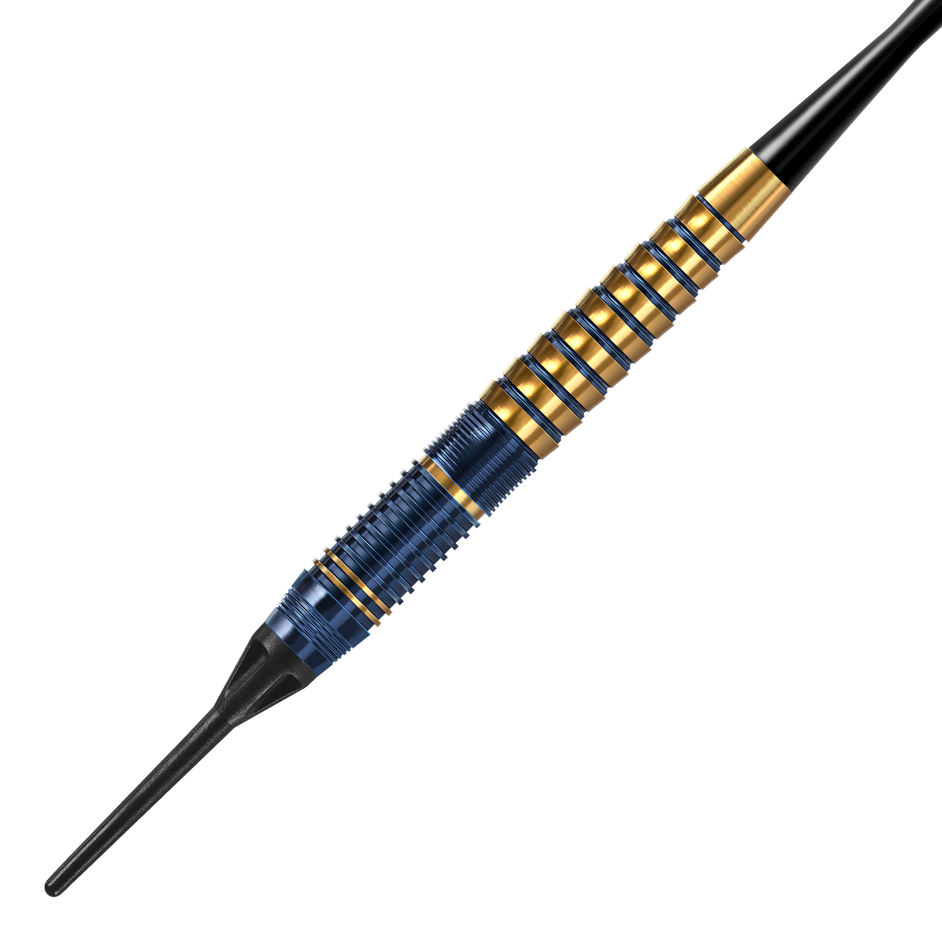 Harrows Nox Premium Brass Softdarts. Abgebildet sind hochwertige Softdarts aus Messing von Harrows.