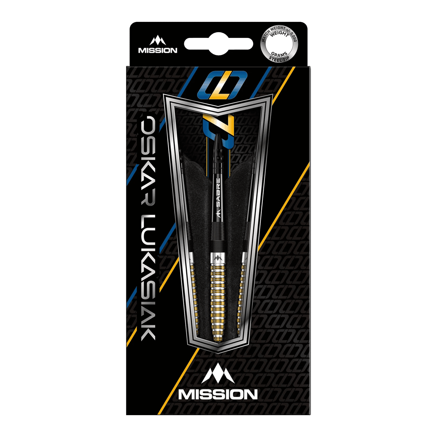 Mission Oskar Lukasiak Black Gold PVD Steeldarts - 22g