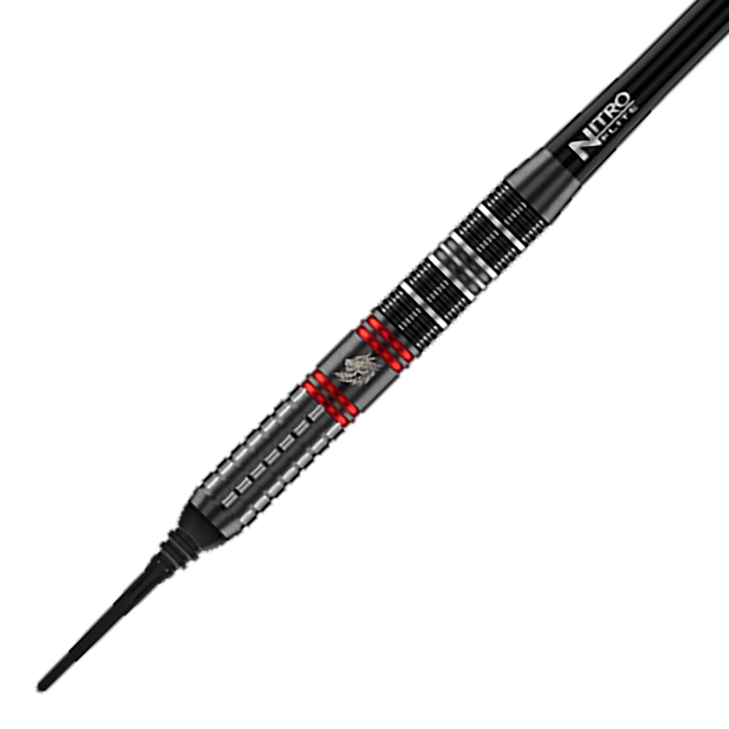 Red Dragon Jonny Clayton RD-ULTRA soft darts - 18g Abgebildet sind die Red Dragon Jonny Clayton RD-ULTRA Softdarts mit 18g. Die Darts besitzen rote und schwarze Akzente und ein charakteristisches Flight-Design.