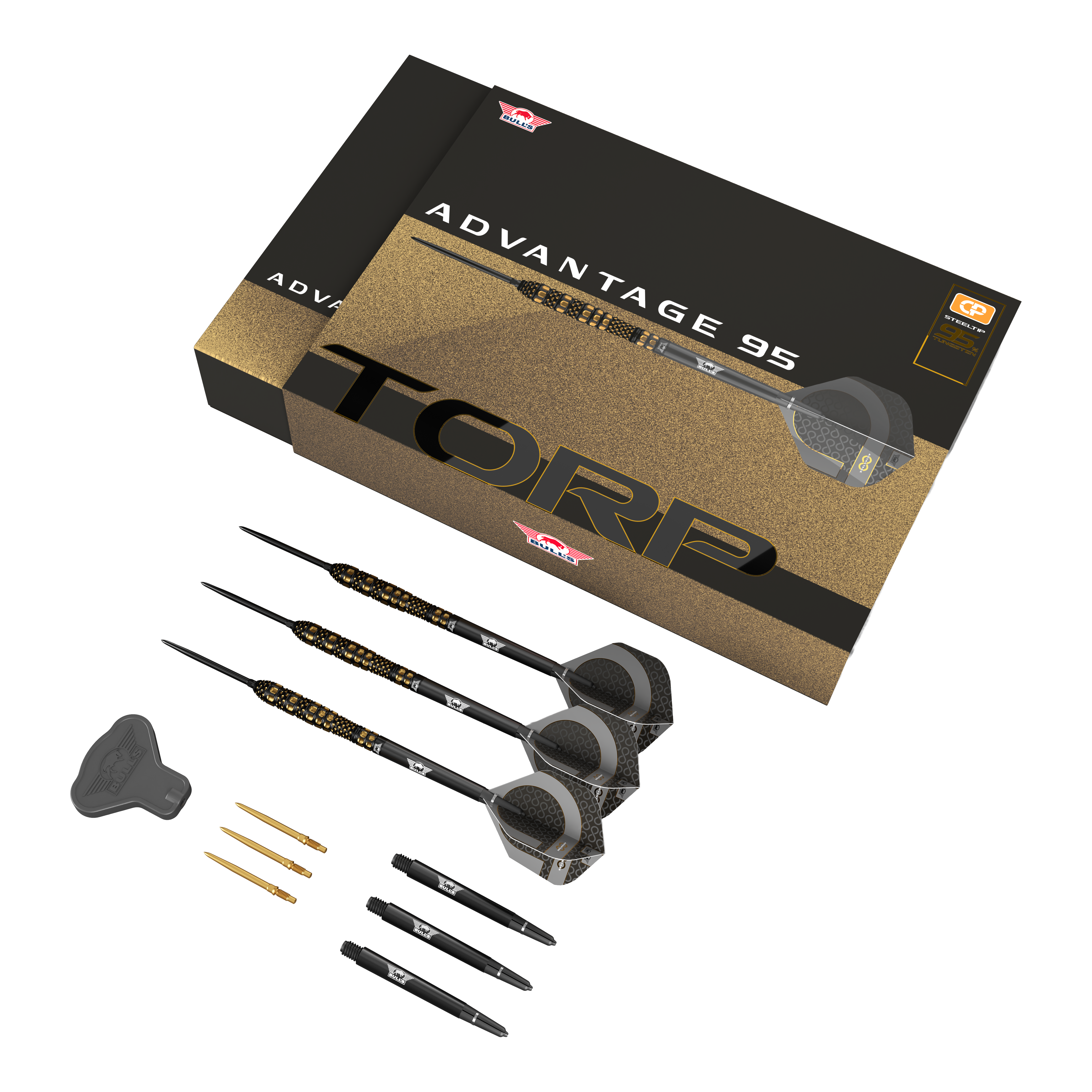 Bulls NL Advantage 95 Torp Convertible Point Steel Darts Bulls NL Advantage 95 Torp Convertible Point Steel Darts