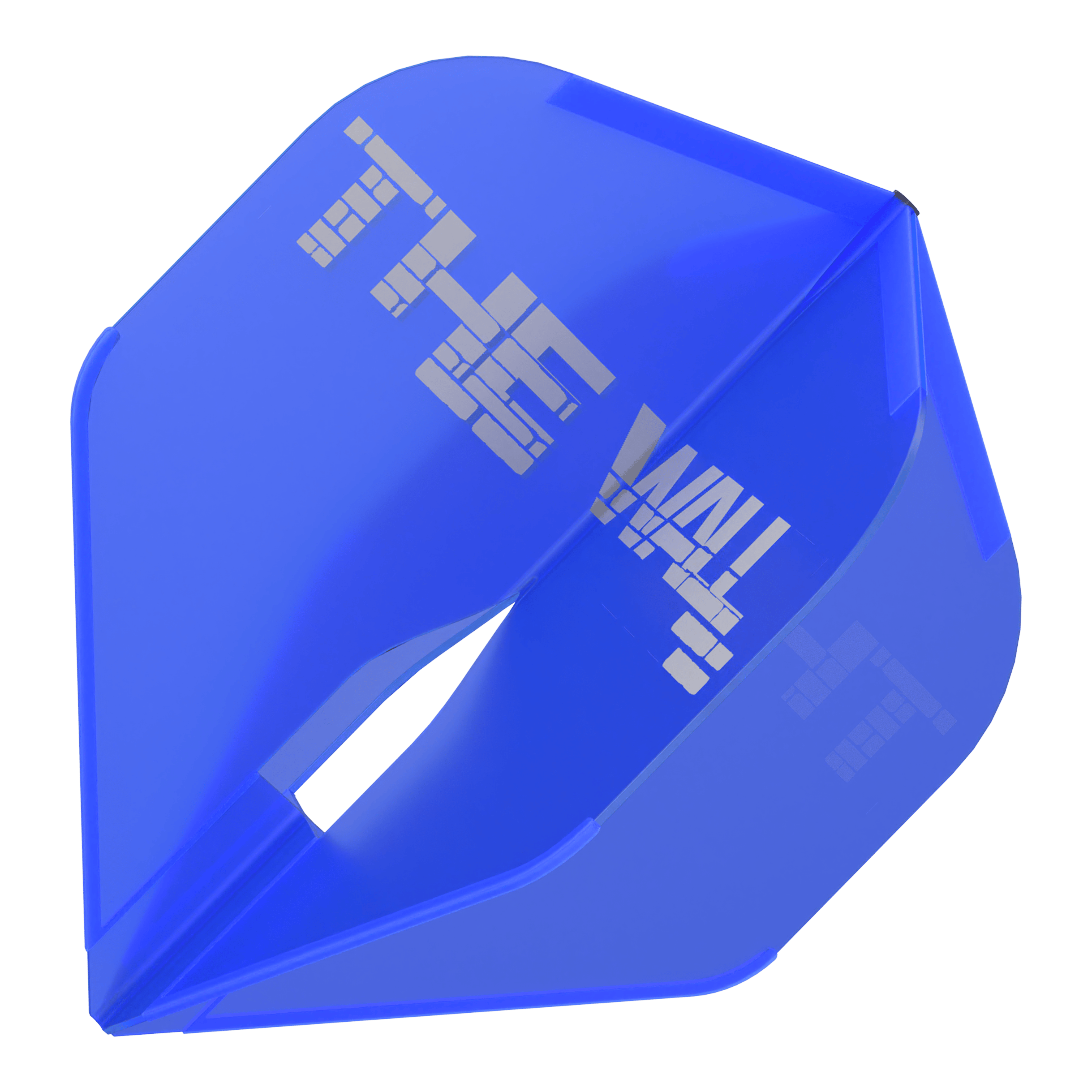 L-Style Martin Schindler Blue L1PRO Flights Dies ist ein blauer Dartflight des Modells "L-Style Martin Schindler Blau L1PRO". Auf dem Flight steht in weißen Blockbuchstaben "THE WALL".