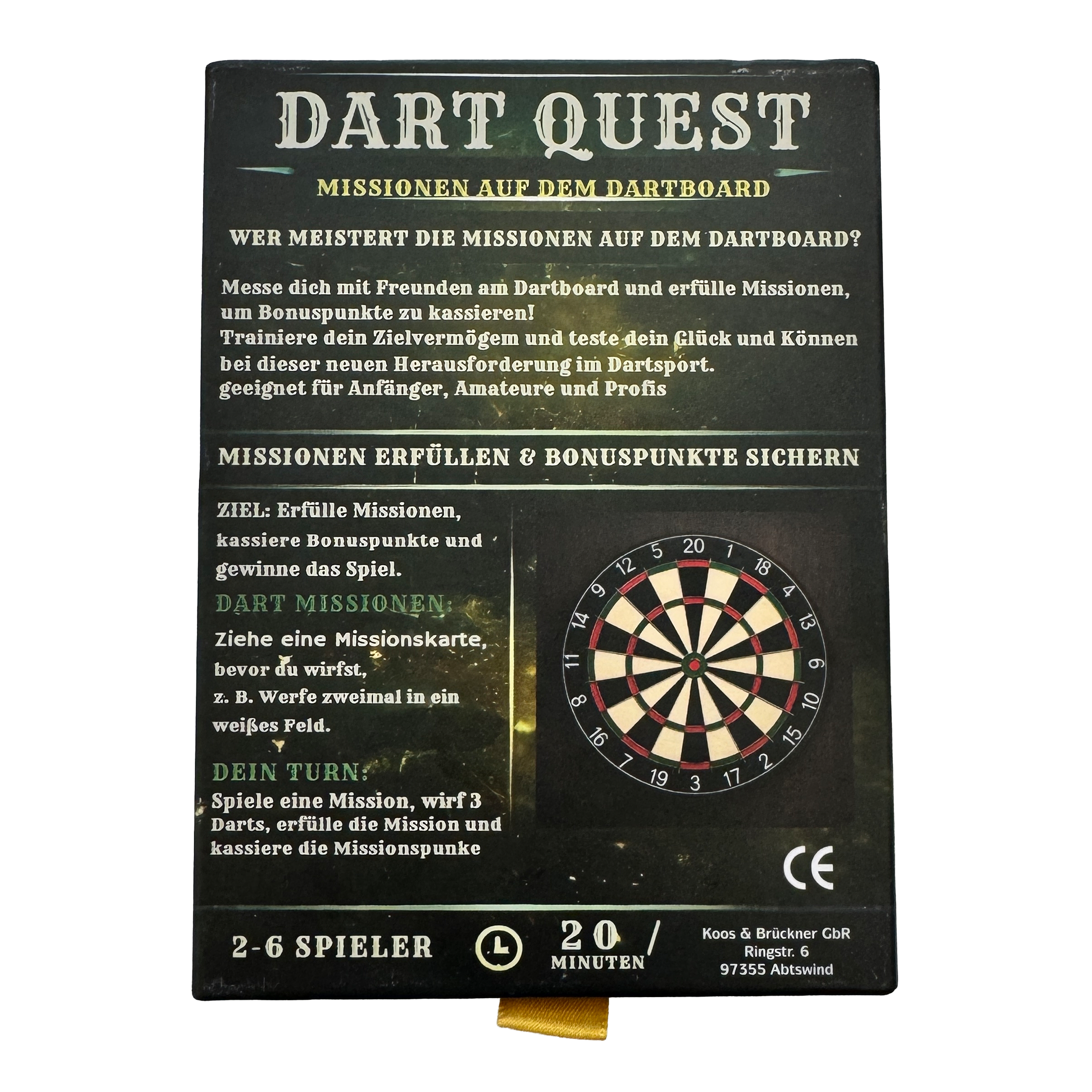 Dart Quest card game 