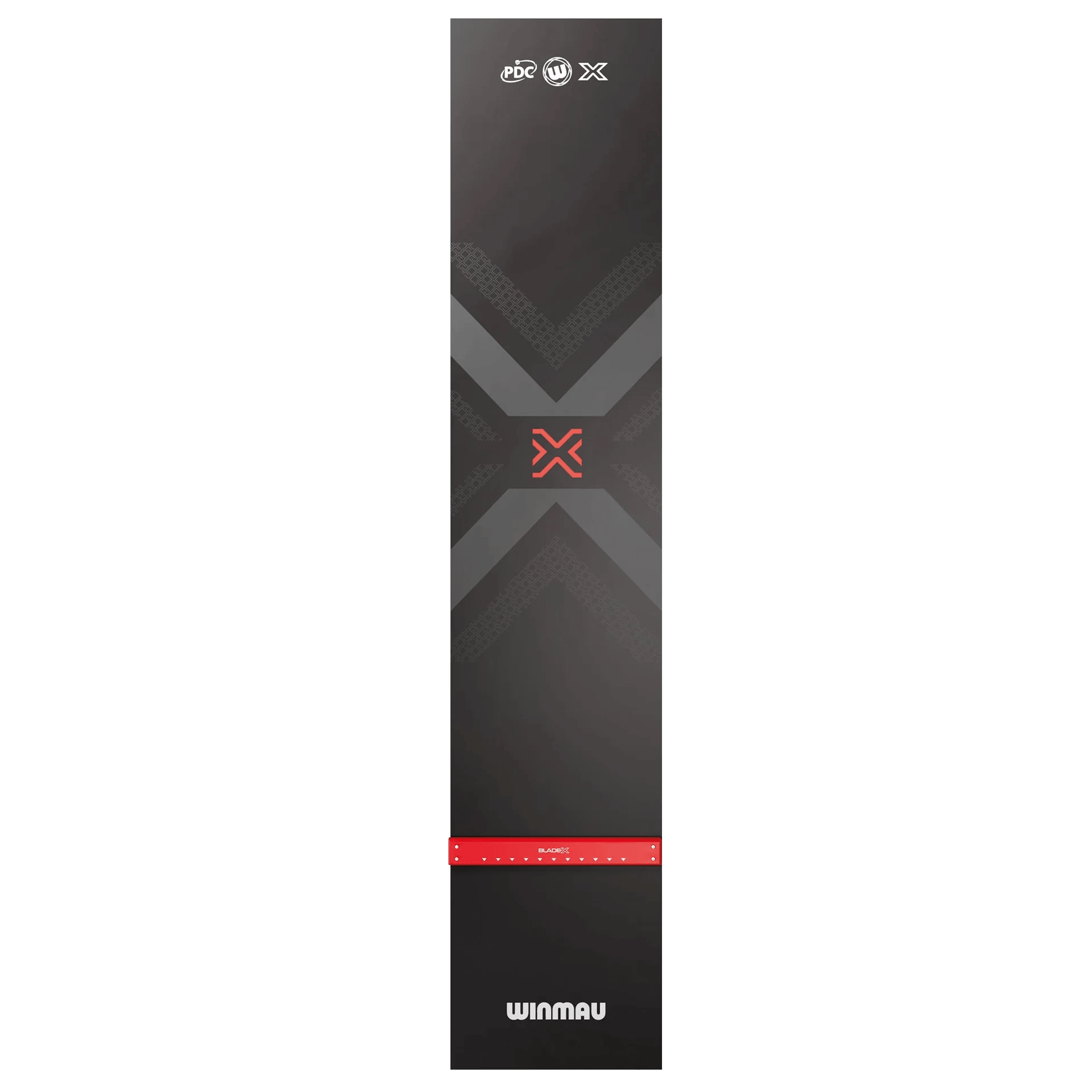Winmau Blade X PVC Dart Mat Die Abbildung zeigt die Winmau Blade X PVC Dartmatte. Die Dartmatte besteht aus strapazierfähigem PVC und ist für den Schutz des Bodens beim Dartspiel konzipiert.
