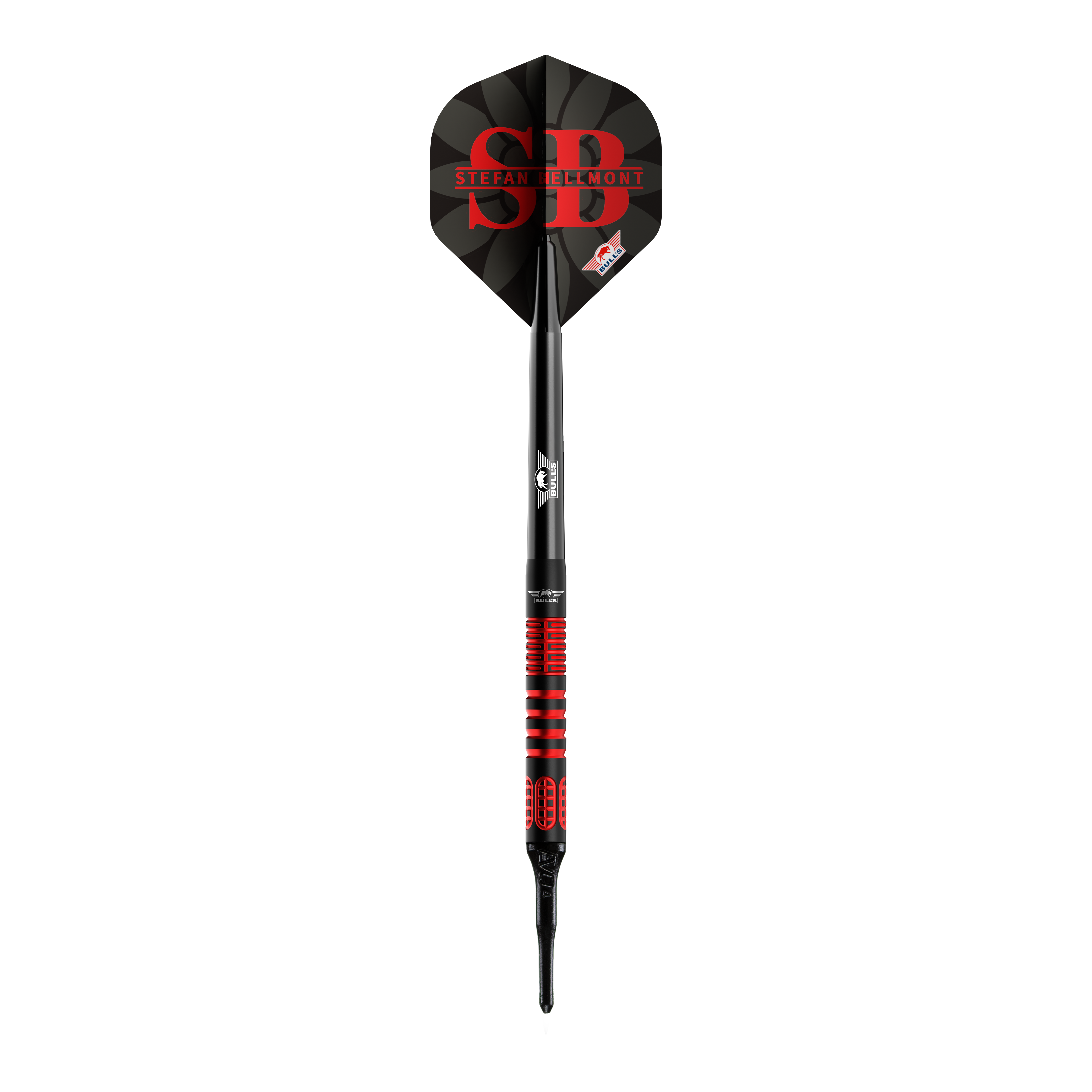 Hier werden die Bulls NL Stefan Bellmont 90 Softdarts mit 20 Gramm präsentiert. Diese Darts sind perfekt für Softdartspieler.