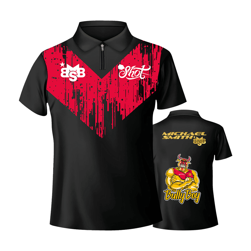 Shot Michael Smith Bully Boy dart shirt