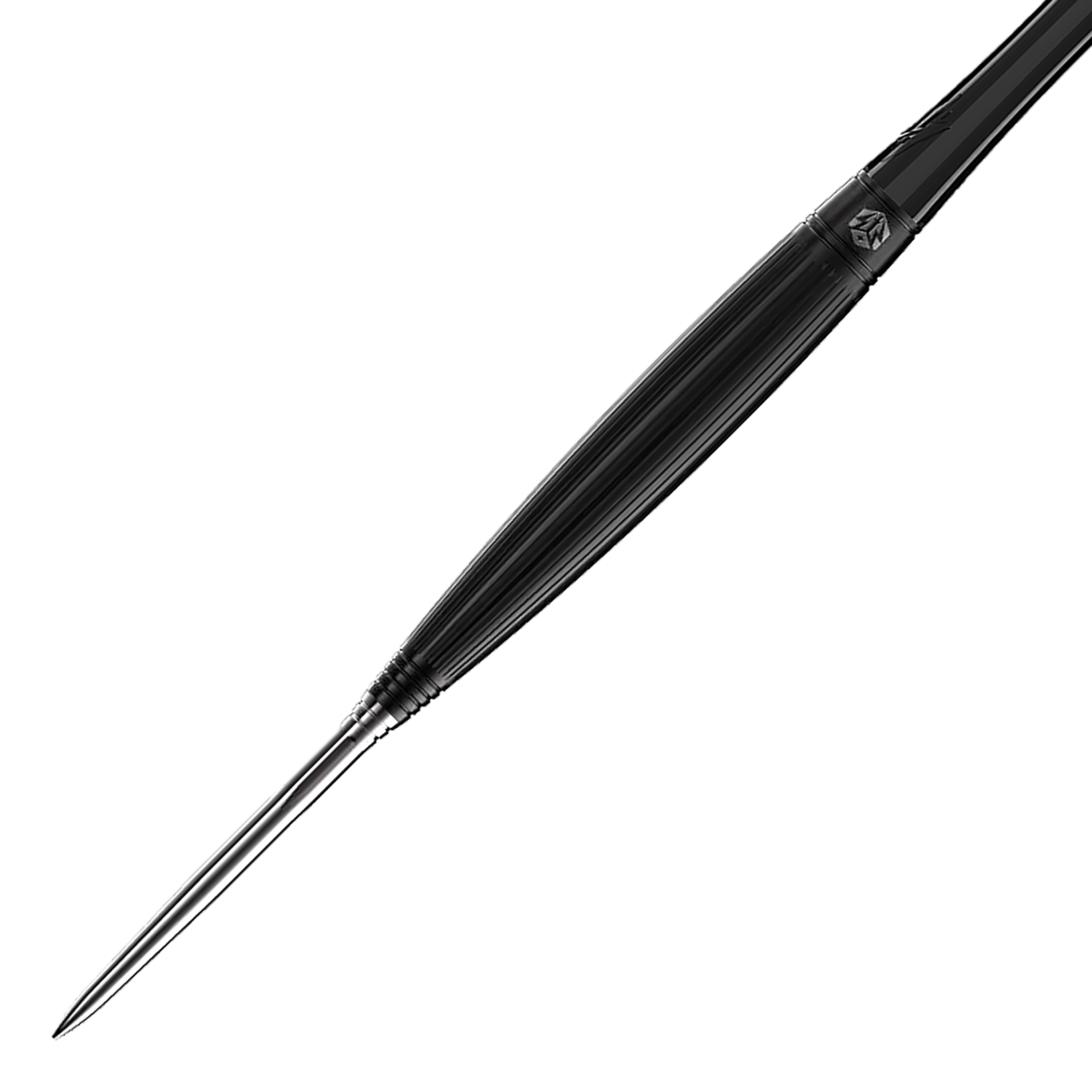 Auf dem Bild sind die Caliburn Chord C2 Steeldarts - 23,5g zu erkennen. Das Foto hebt das Design und die Details hervor.