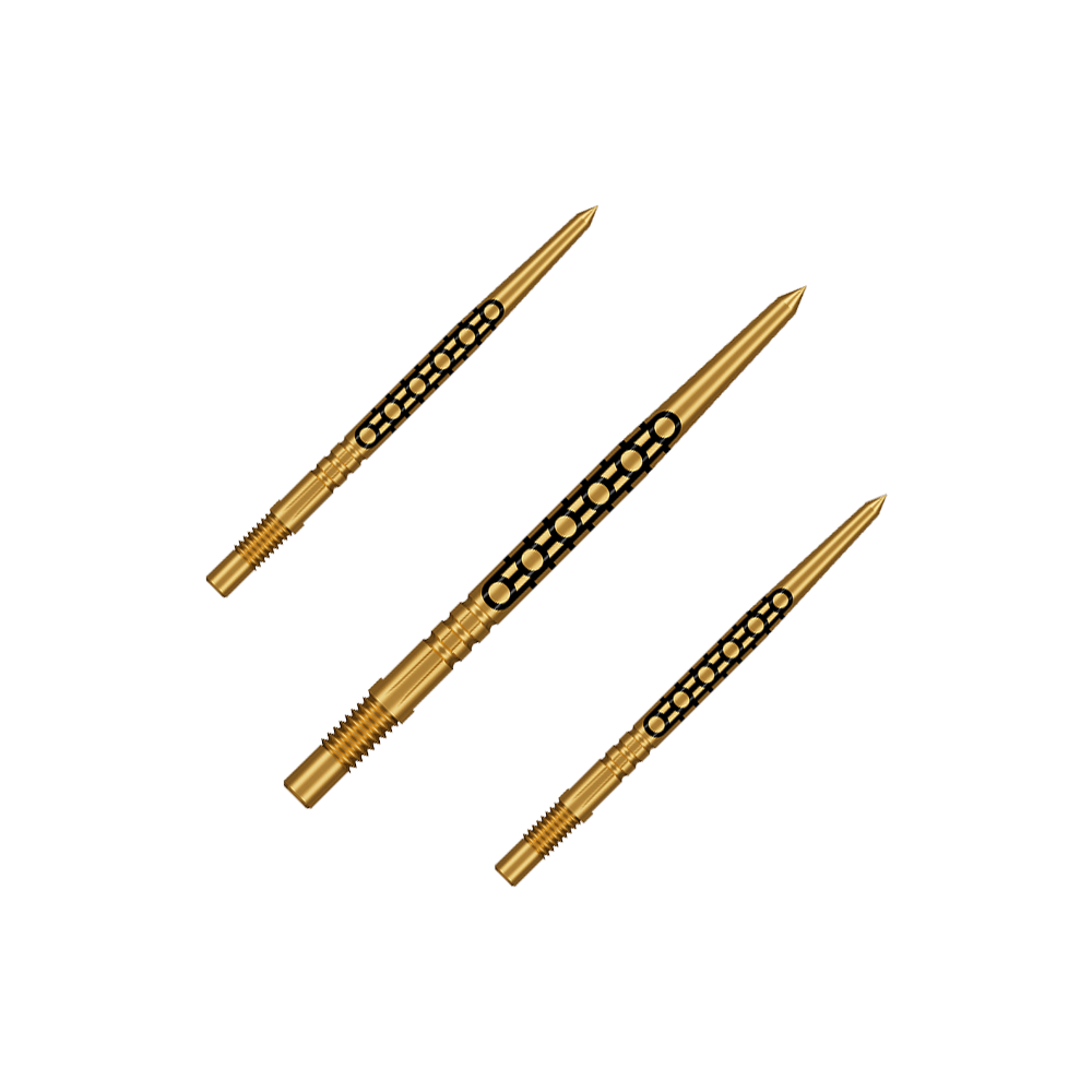 Shot Turbo Point Goths Dart Tips - Gold Shot Turbo Point Goths Dart Tips - Gold