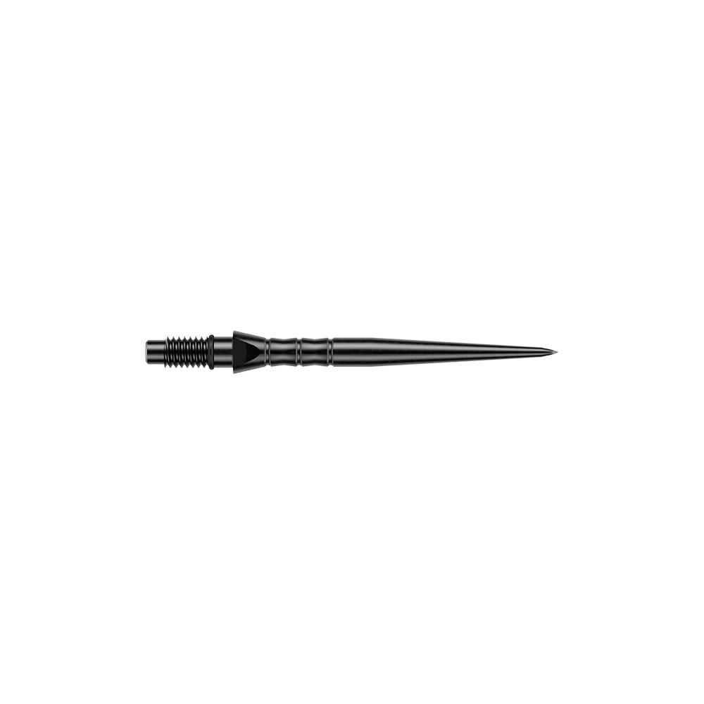 Winmau Switch Point Wave steel dart tips - black Abgebildet sind schwarze Steeldartspitzen, vermutlich 26 mm lang. Die Dartspitzen werden für Steeldartpfeile verwendet.