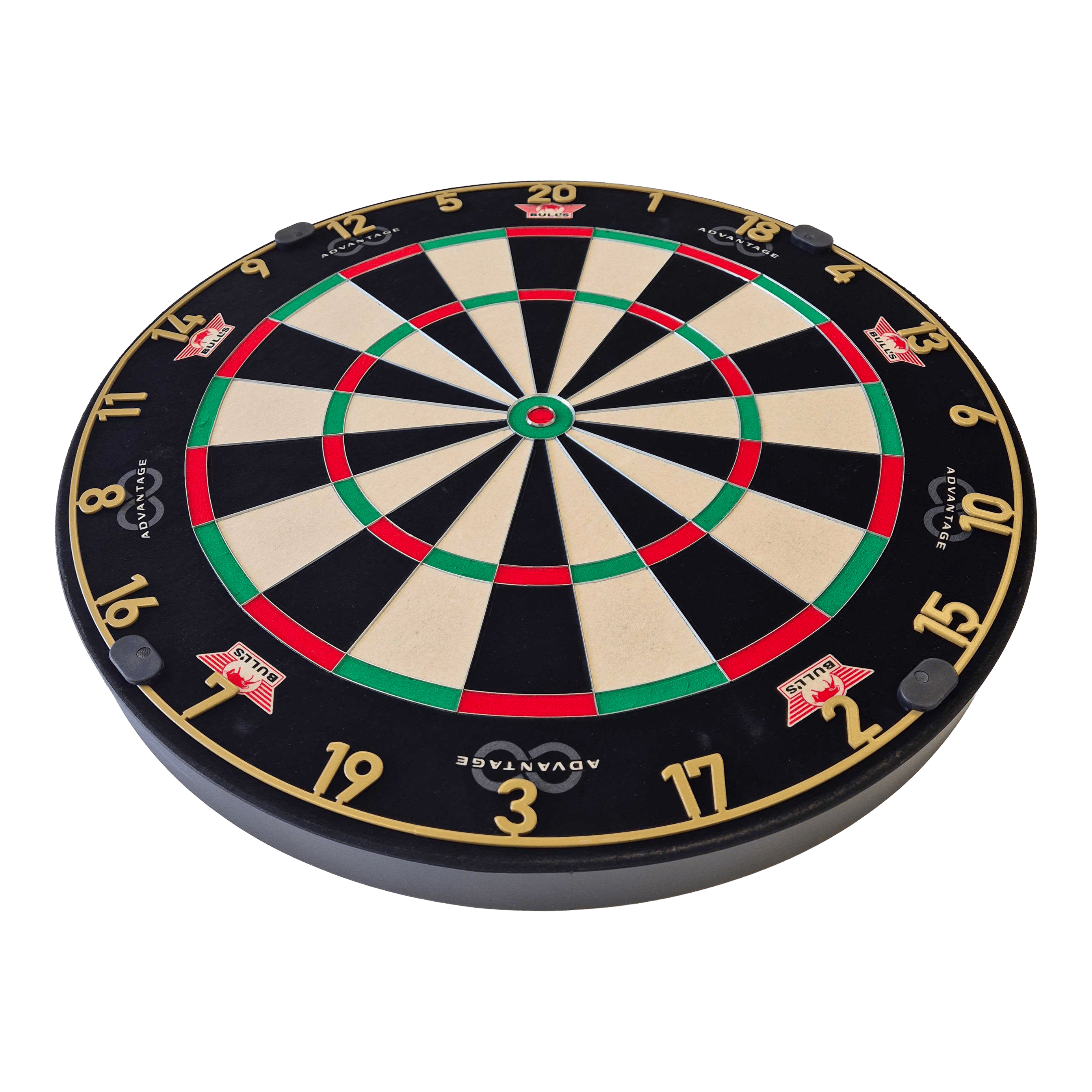 Auf dem Bild ist das Bulls NL Advantage 8 Steeldartboard zu sehen. Es eignet sich ideal für ambitionierte Dartspieler.
