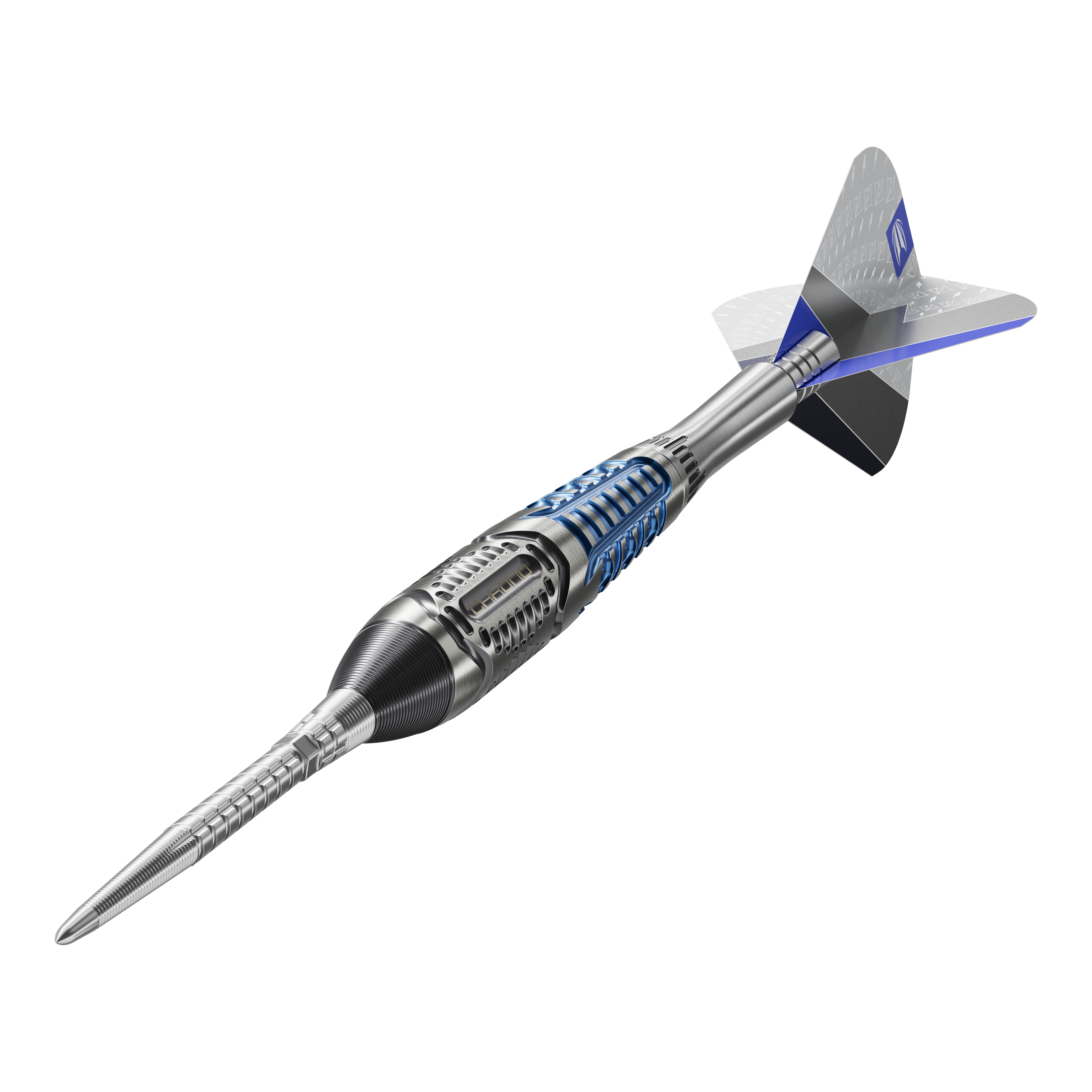Target Phil Taylor Power X Chrono Swiss Points steel darts Das Bild stellt die Target Phil Taylor Power X Chrono Swiss Points Steeldarts dar. Die Darts werden von Profis und Hobbyspielern genutzt.