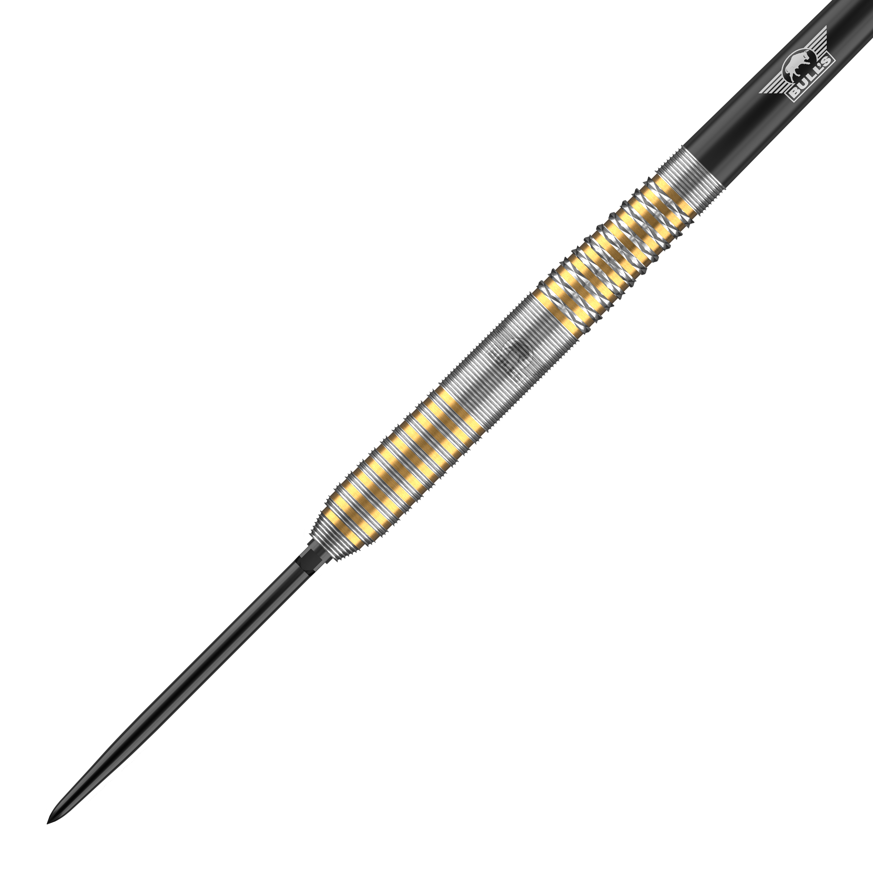Bulls NL Vintage Ghost Convertible Points Steel Darts Das Bild zeigt die Bulls NL Vintago Ghost Convertible Points Steeldarts. Es handelt sich um hochwertige Steeldarts mit auswechselbaren Spitzen.