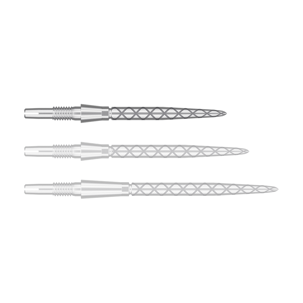 Target Swiss Storm Diamond Point Dart Tips - Silver