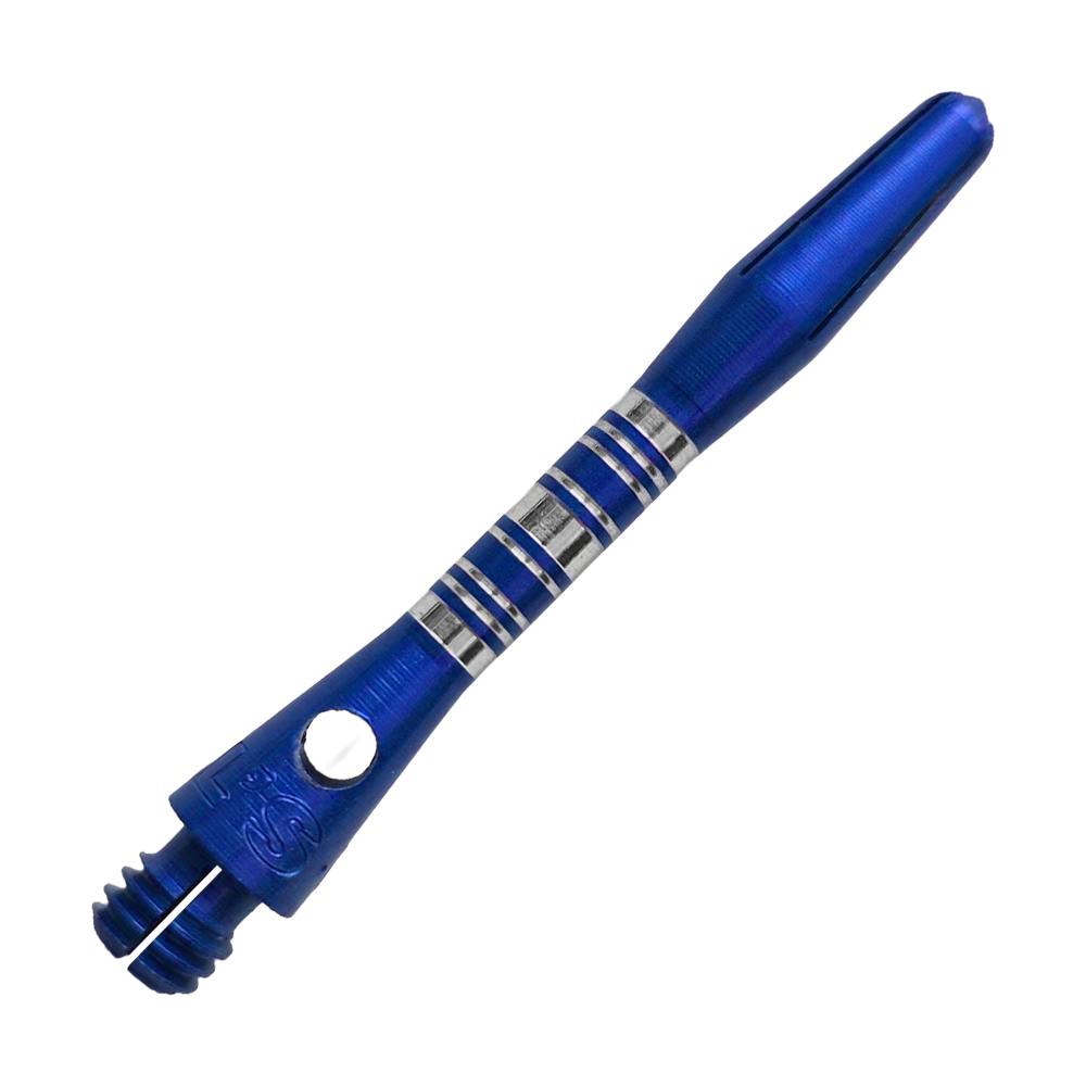 Bulls NL Supra Aluminum Shafts - Blue - 34 mm Bulls NL Supra Aluminium Shafts, blau und 34 mm lang, sind abgebildet. Diese Schäfte sind ideal für Dartspieler, die Wert auf Haltbarkeit legen.