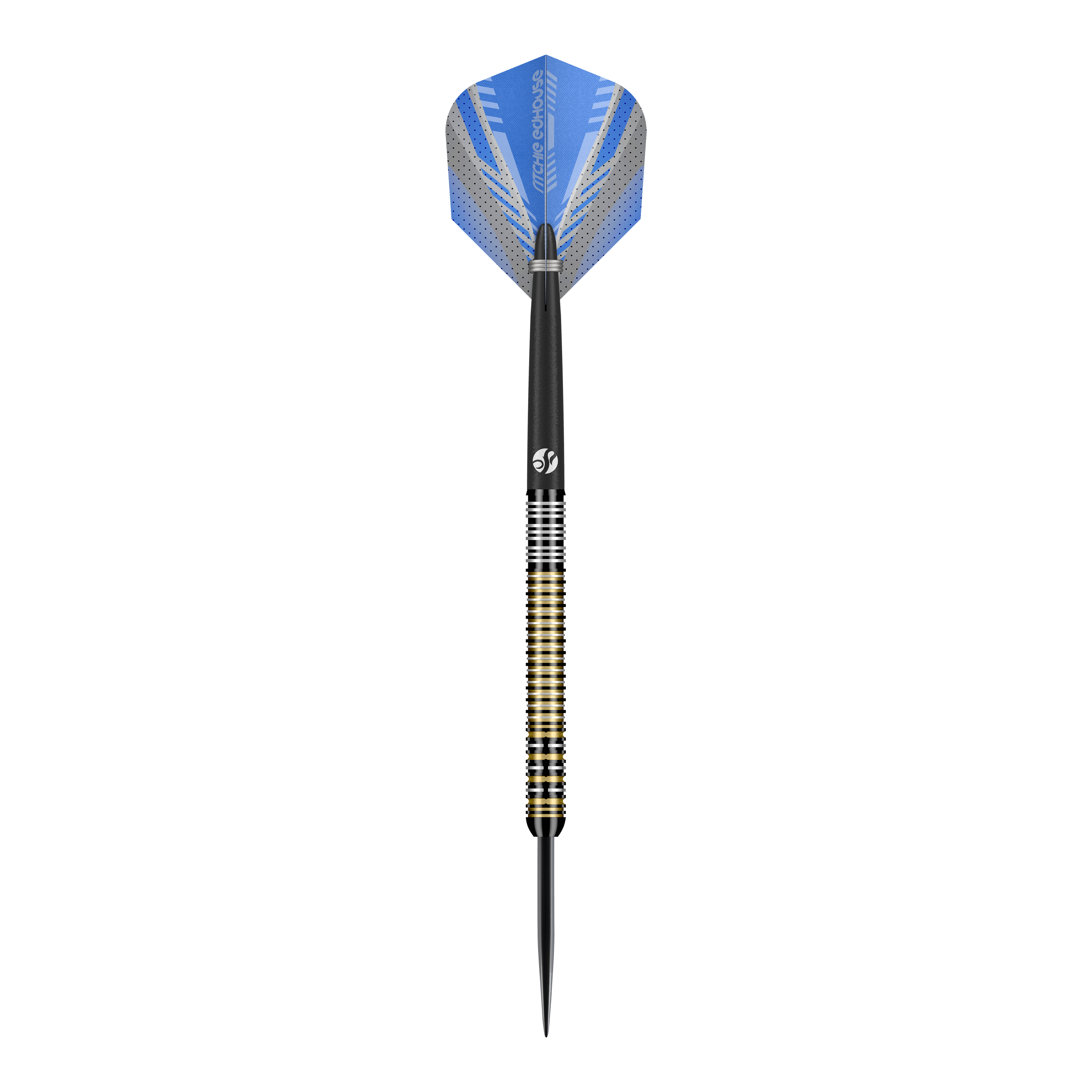 Hier sieht man die Shot Ritchie Edhouse Madhouse Steeldarts. Die Darts bieten eine präzise Flugbahn und hohe Qualität.