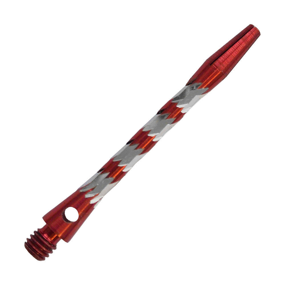 Bulls NL Minor Aluminum Shafts - Red - 46 mm Bulls NL Minor Aluminium Shafts in Rot, 46 mm lang. Abgebildet ist ein roter Aluminiumschaft für Dartpfeile.