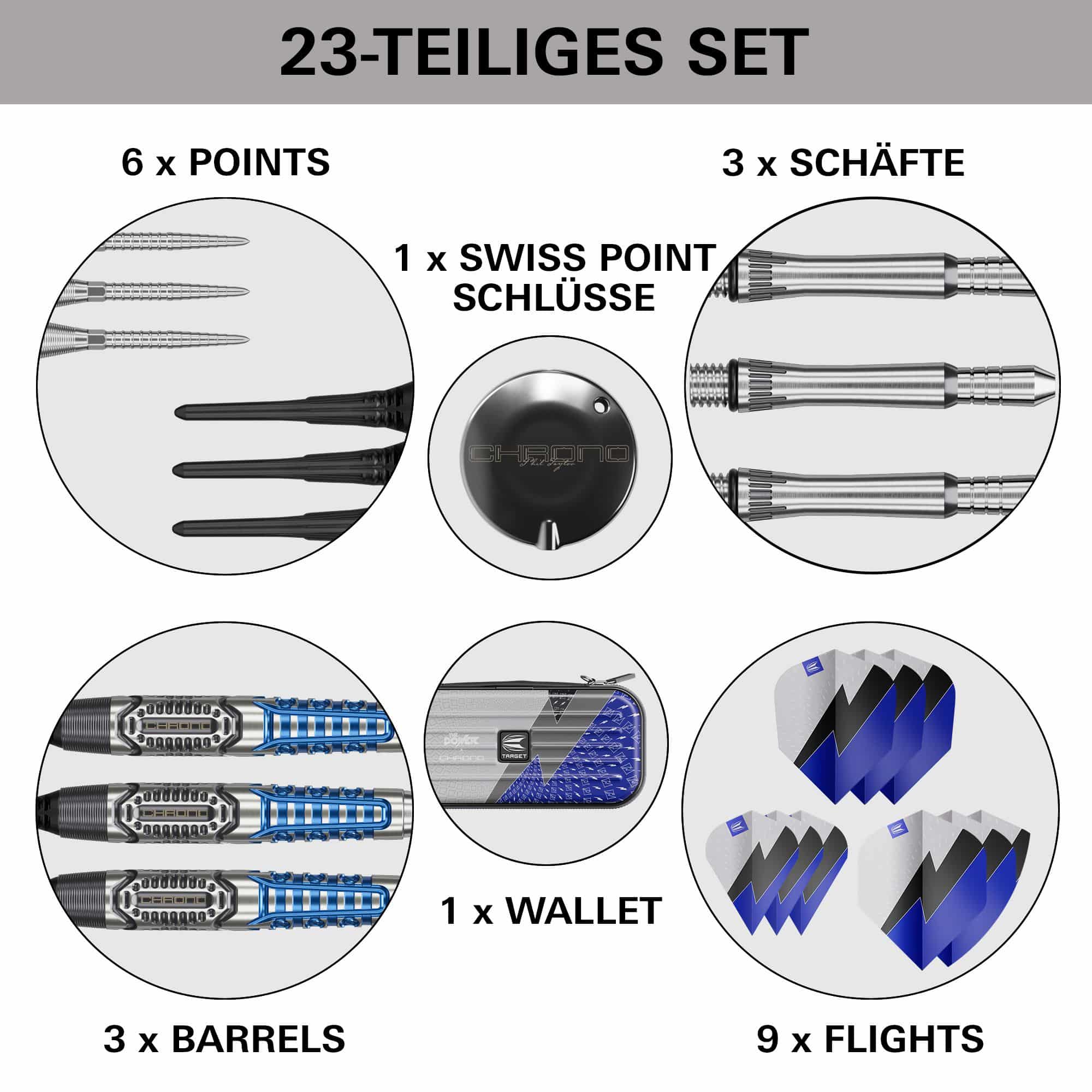 Target Phil Taylor Power X Chrono soft darts Target Phil Taylor Power X Chrono soft darts