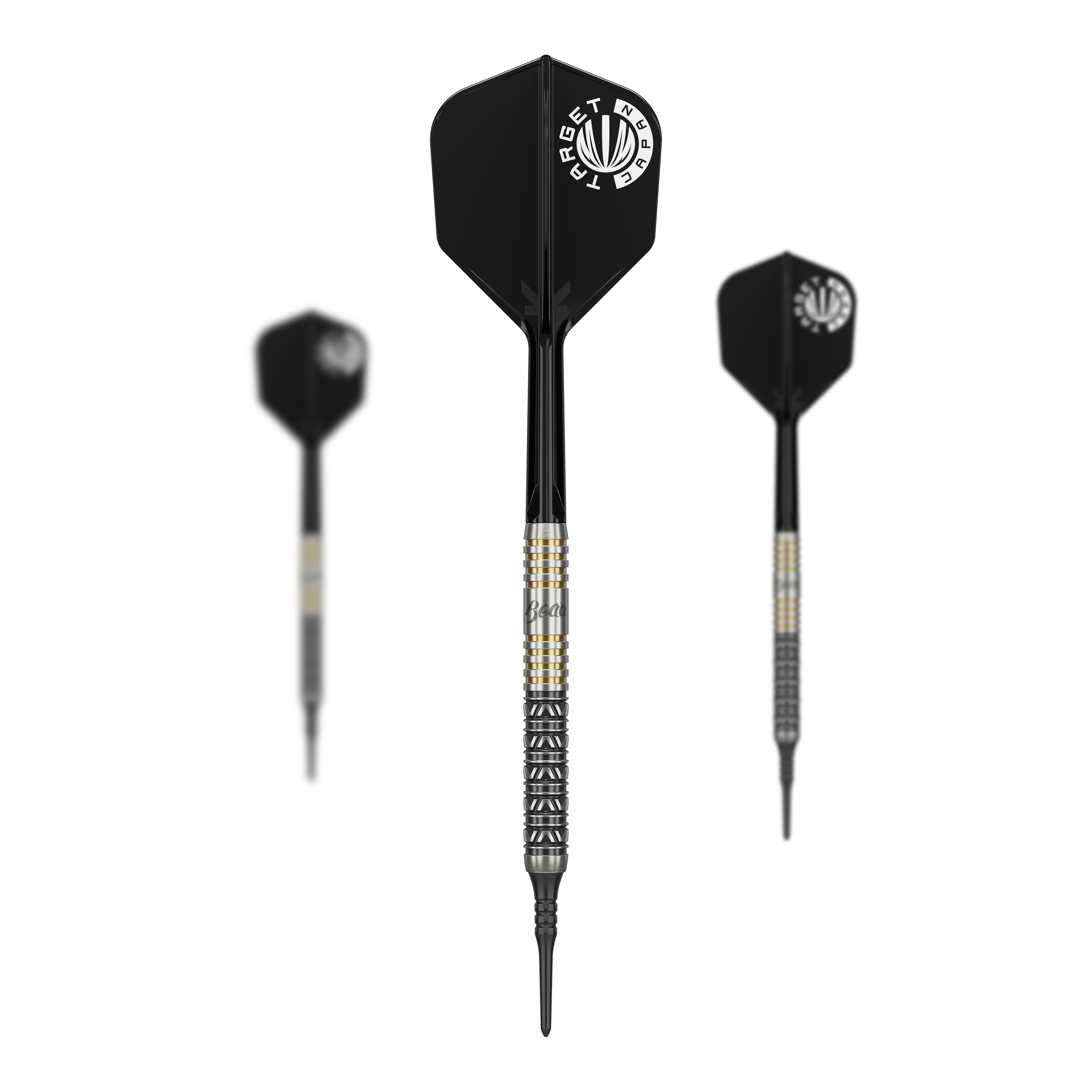 Das Bild stellt die Target Japan Beau Greaves Japan Edition Swiss Point Softdarts - 21g dar. Es handelt sich um eine spezielle Edition für Dartliebhaber.