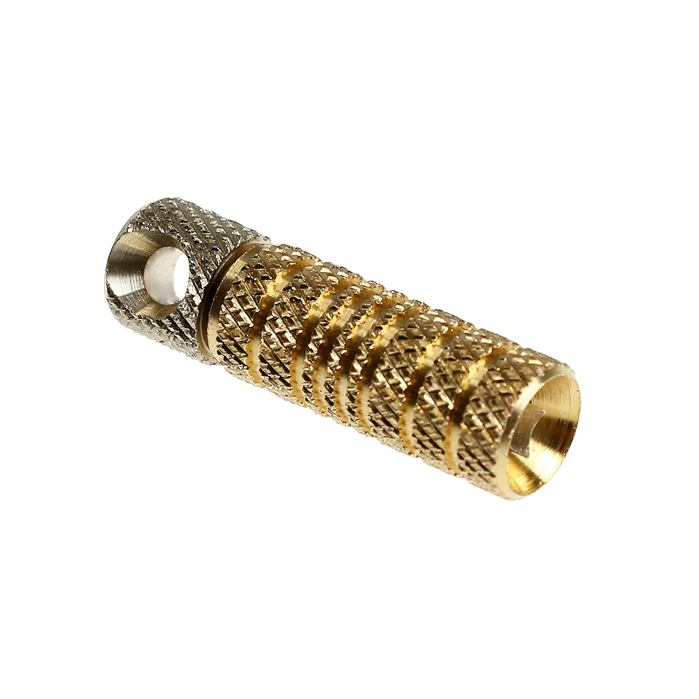 McDart Shaftrestentferner Das Bild zeigt den McDart Shaftrestentferner. Es handelt sich um ein kleines, metallisches Werkzeug zum Entfernen abgebrochener Shafts bei Dartpfeilen.