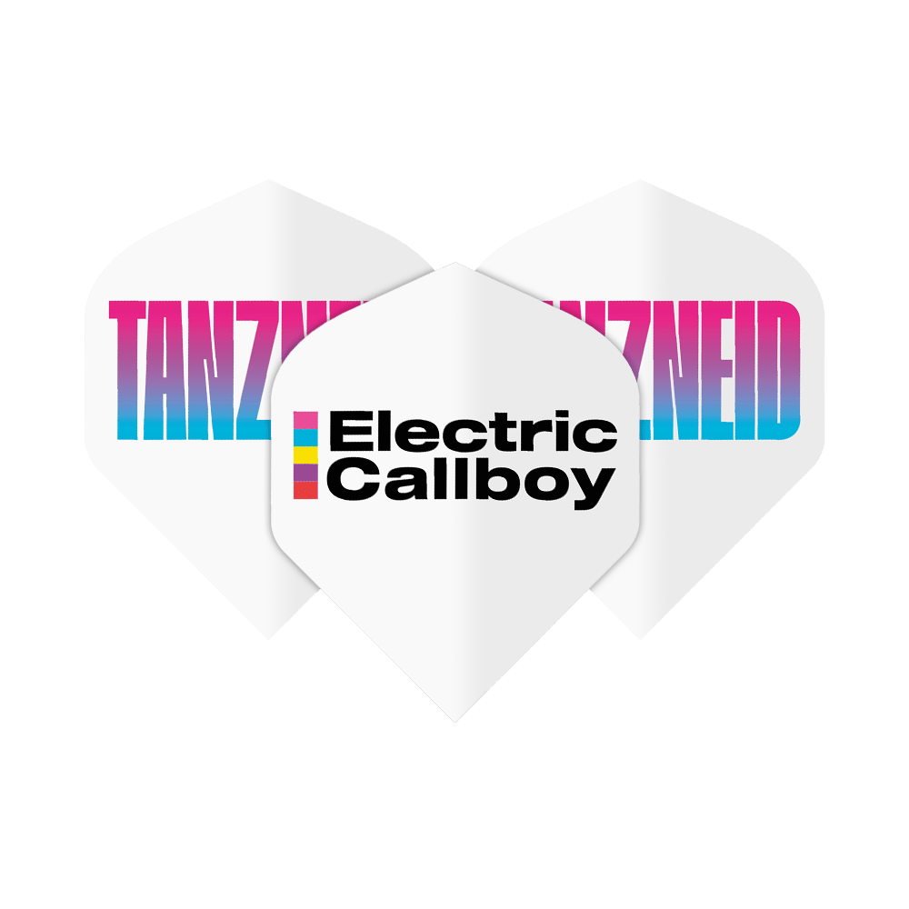 Electric Callboy Tanzneid Album Version Flight Pack - 10 Sets Dieses Bild zeigt das Electric Callboy Tanzneid Album Version Flight Pack - 10 Sets. Verschiedene Flights sind im Set enthalten.