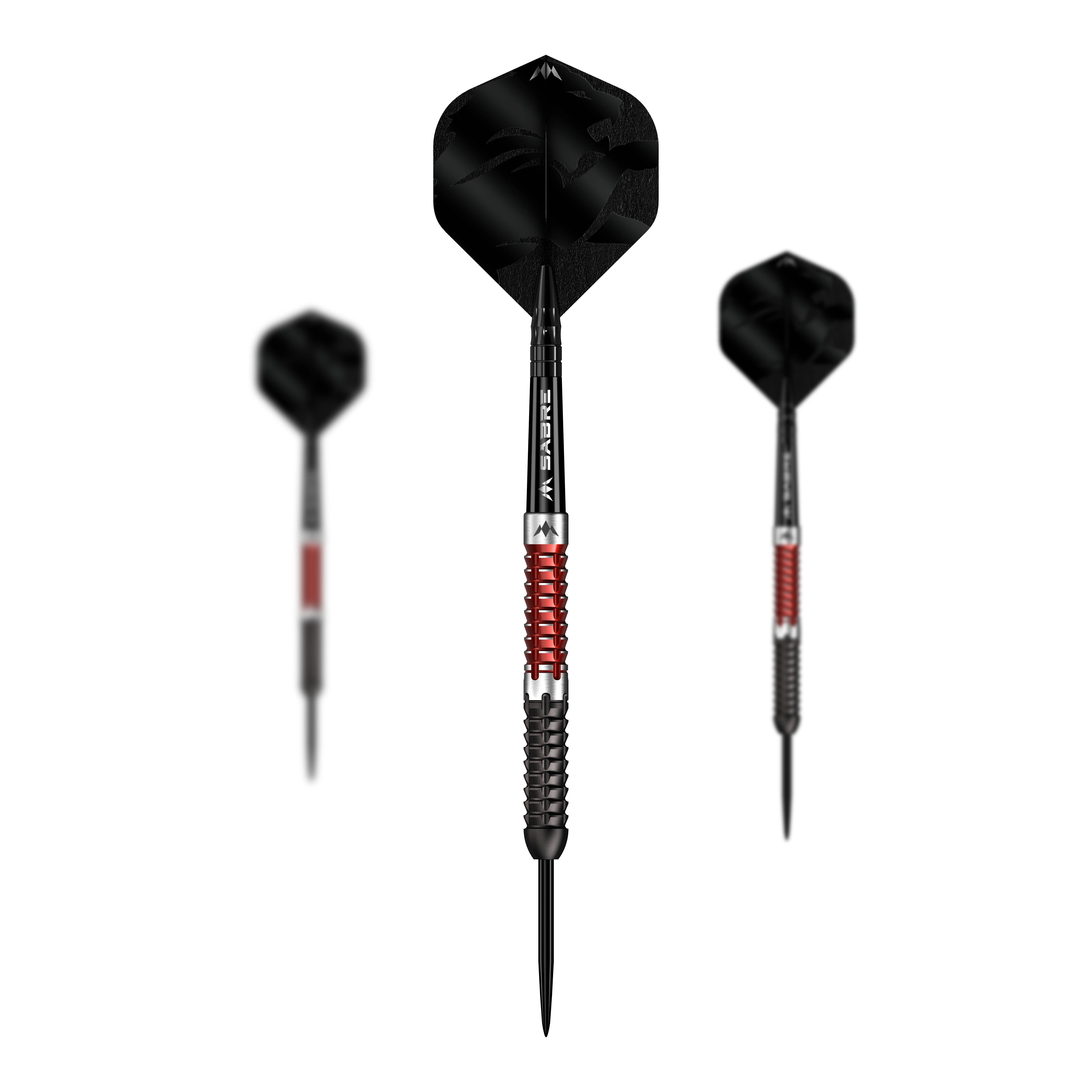 Mission Llew Bevan Black Red Electro Steel Darts - 23g Mission Llew Bevan Black Red Electro Steeldarts - 23g. Set aus schwarzen und roten Steeldarts mit 23 Gramm.