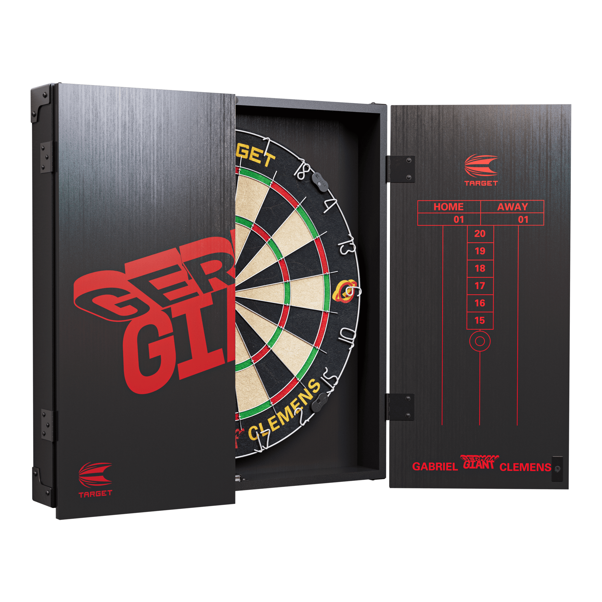 Target Gabriel Clemens Kabinet Dartboard Set