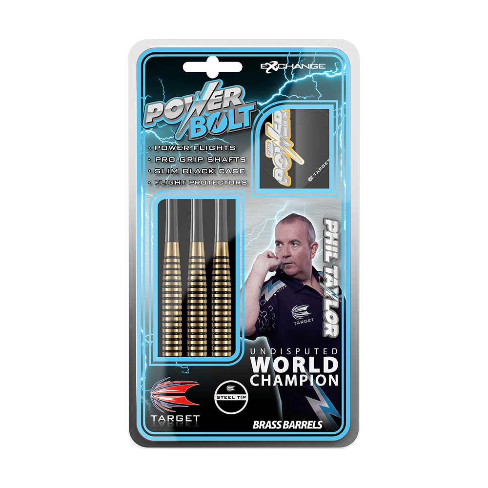 Target Phil Taylor Power Bolt Steel Darts - 24g