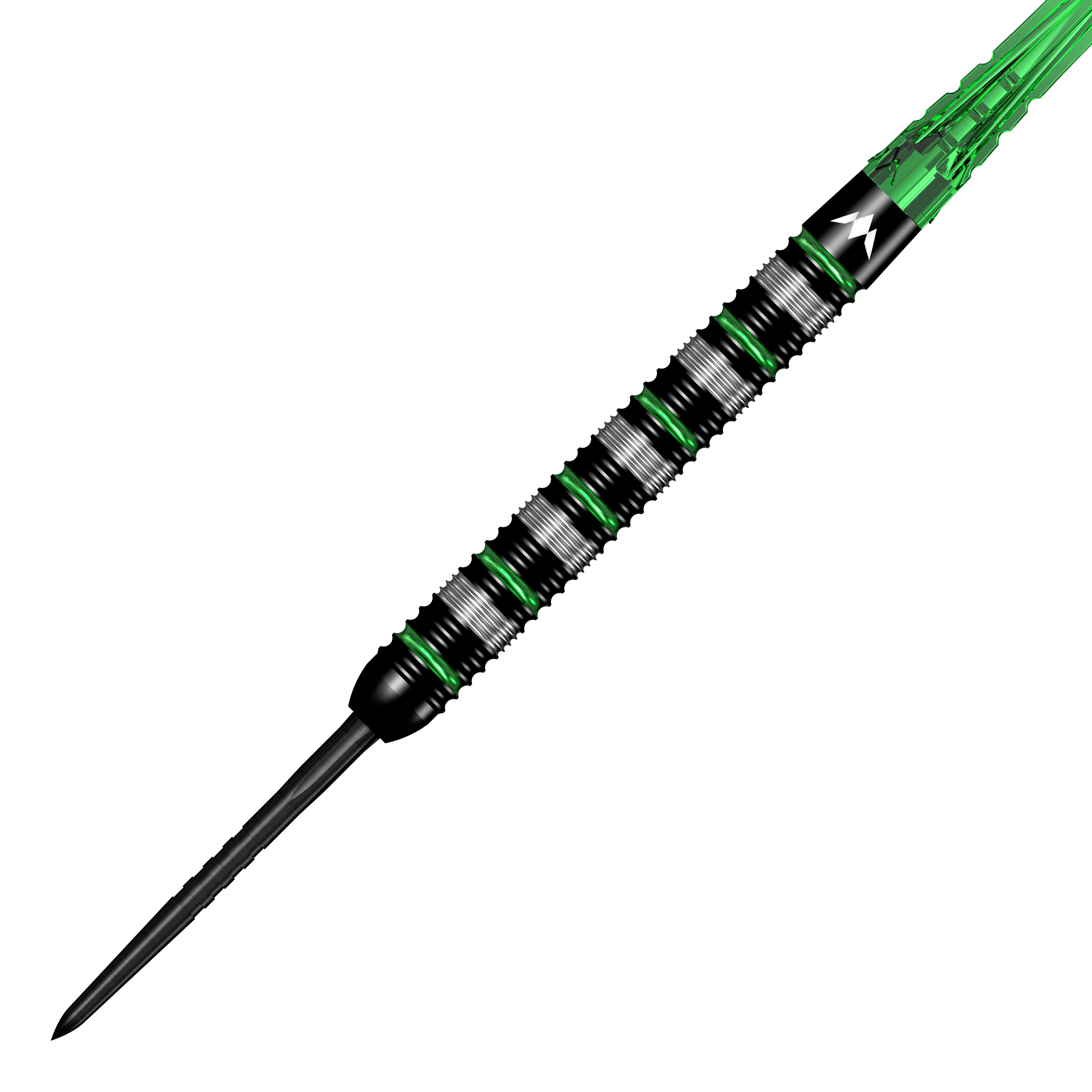 Mission Moldavite Steeldarts - 23g ist auf diesem Bild zu sehen. Hier werden Steeldarts mit einem Gewicht von 23g dargestellt.