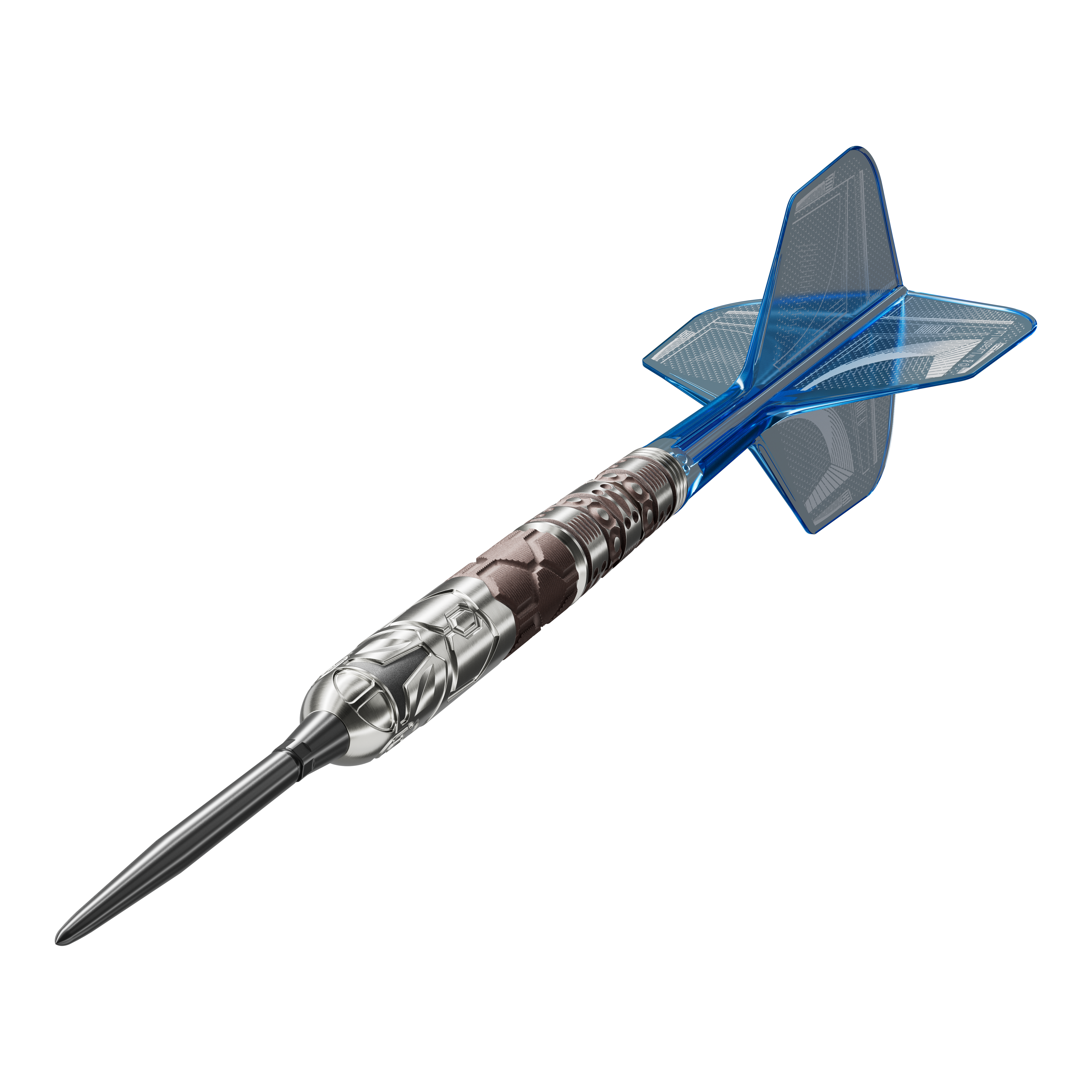 Target Star Wars Mandalorian 95 Swiss Point Steel Darts Auf dem Bild sind die Target Star Wars Mandalorian 95 Swiss Point Steeldarts zu sehen. Das Produkt verbindet Qualität mit einem einzigartigen Mandalorian-Look.