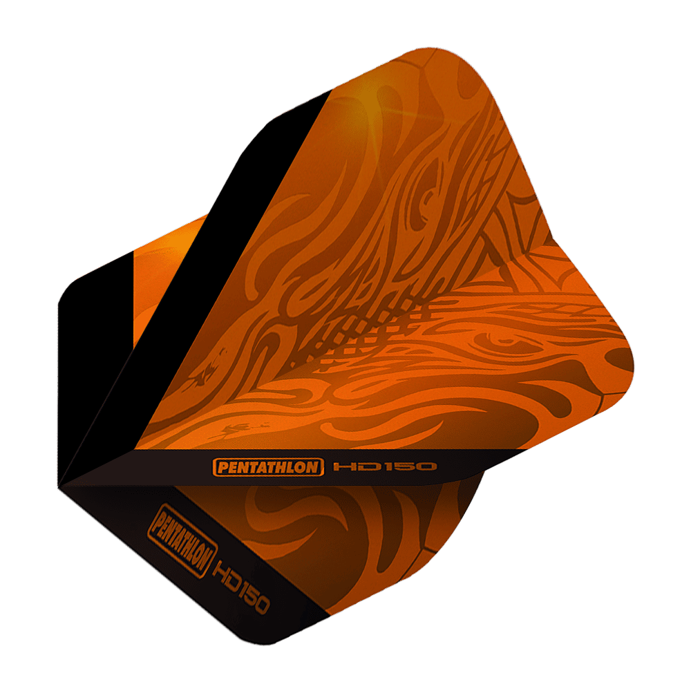 Pentathlon HD150 Metallic Orange Standard Flights