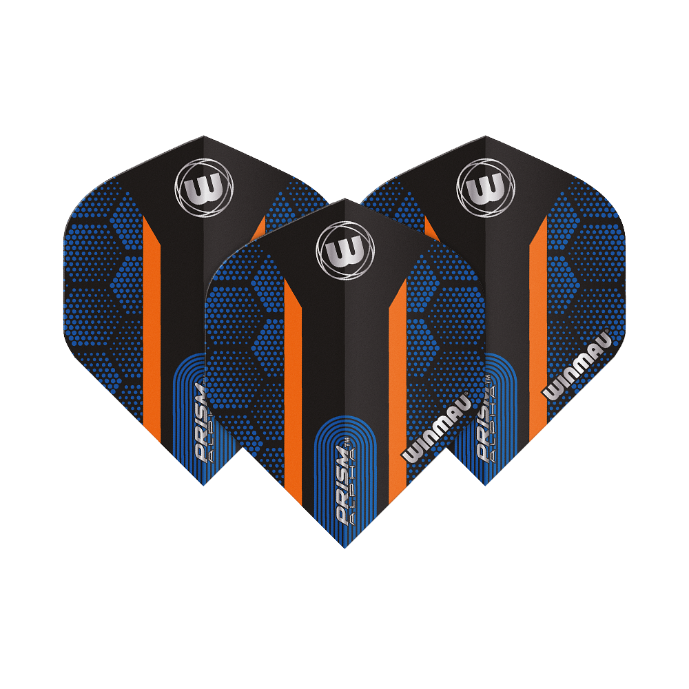 Winmau Prism Alpha BlueOrange Standard Flights