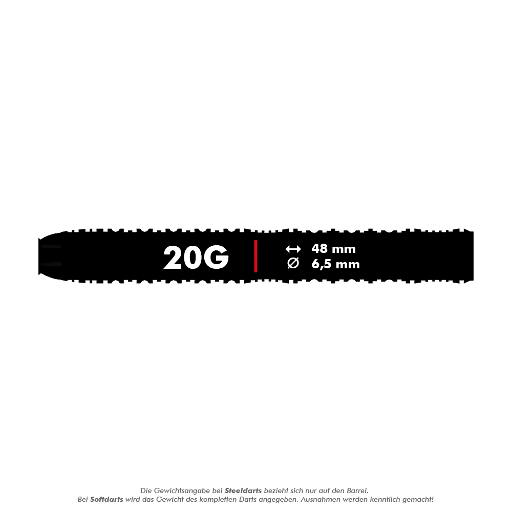 Shot ZEN Straight Softdarts - 20g Shot ZEN Straight Softdarts - 20g