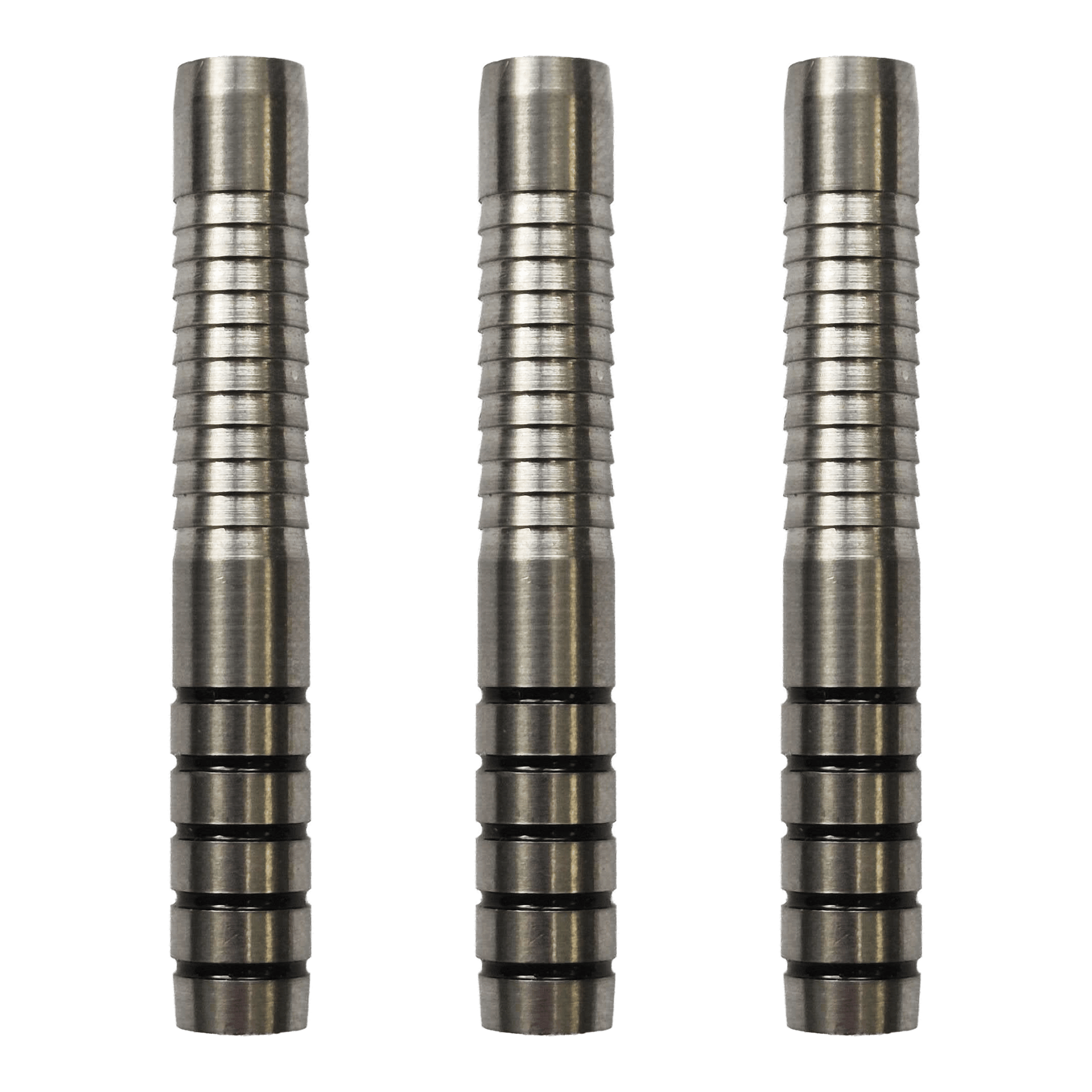 McDart Ringed Shark Softdart Barrels - 18g Dieses Bild zeigt das Set McDart Ringed Shark Softdart Barrels - 18g. Die Dartbarrels haben eine gerillte Oberfläche und sind für Softdarts geeignet.